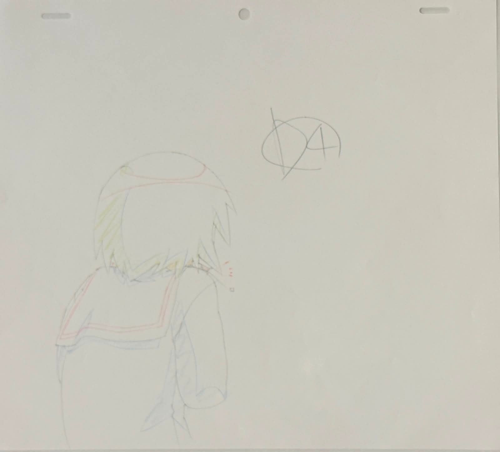 Azumanga Daioh Original Drawing 3 Page set (Kasuga Ayumu, Kagura)