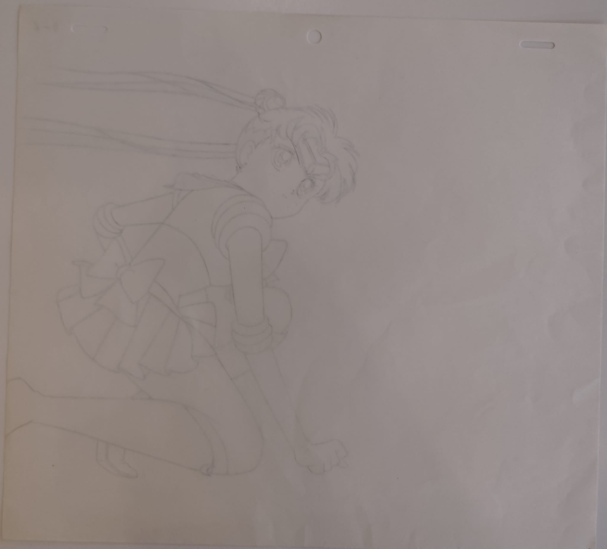 Sailor Moon Original  Cel, Drawing & Background (Serena Tsukino/Usagi Tsukino)