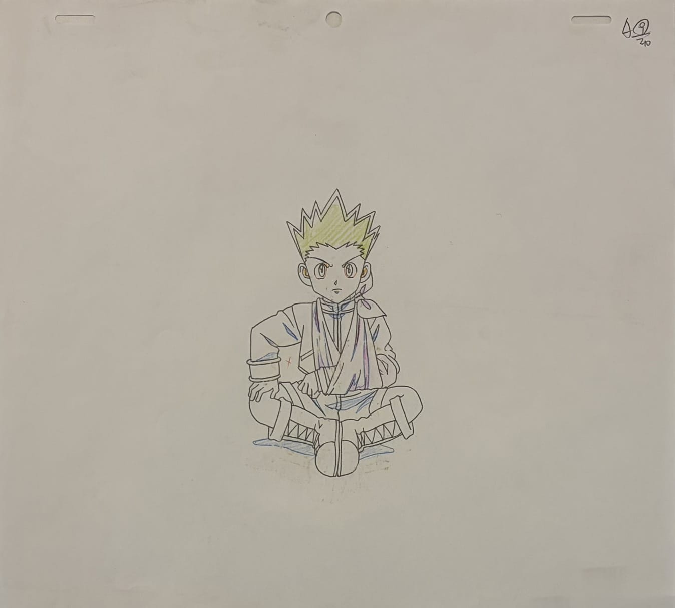 Hunter x Hunter Original Sketch, Cel and Background (Gon)