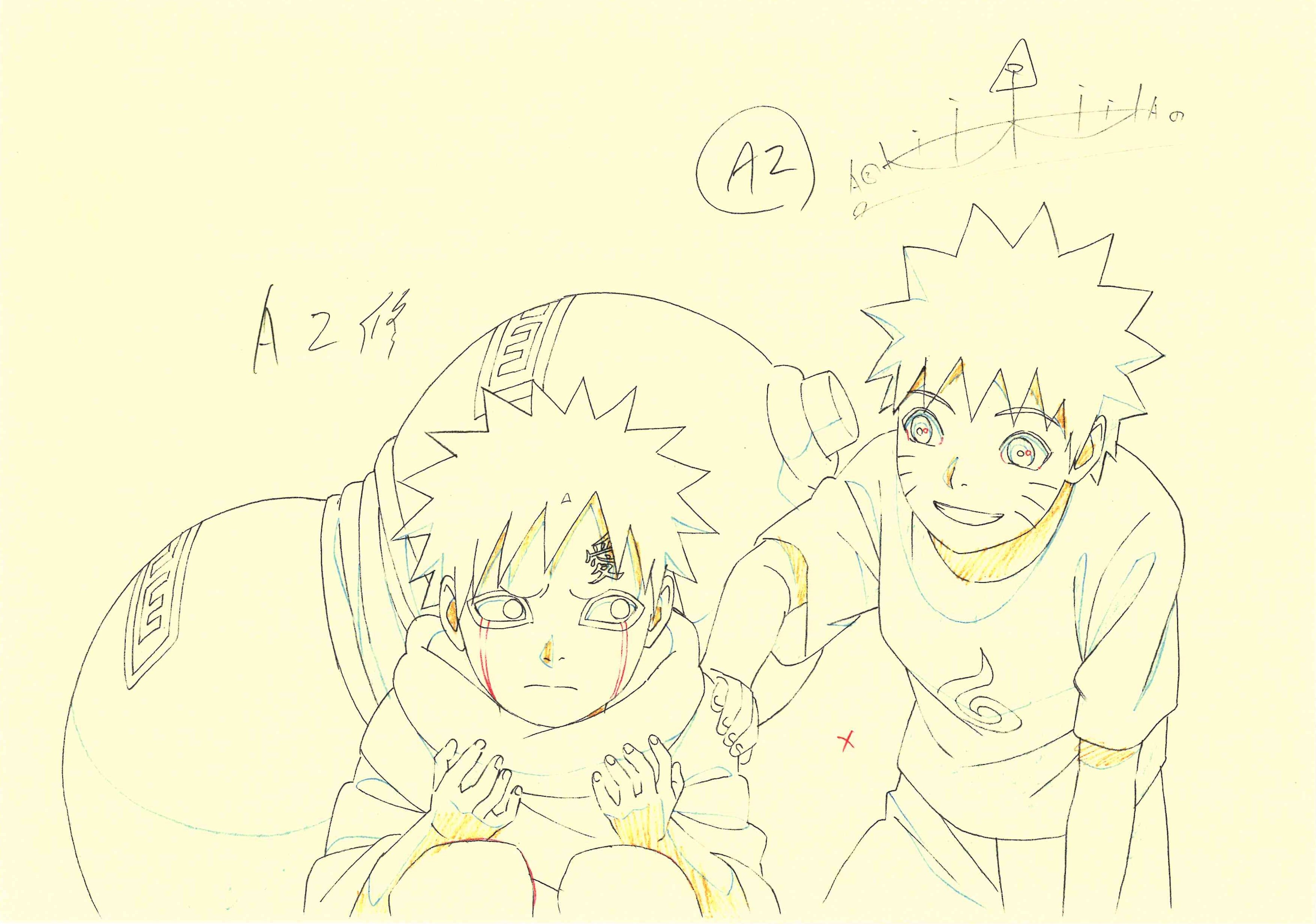 Reproducción limitada de Naruto (Naruto Uzumaki, Gaara)