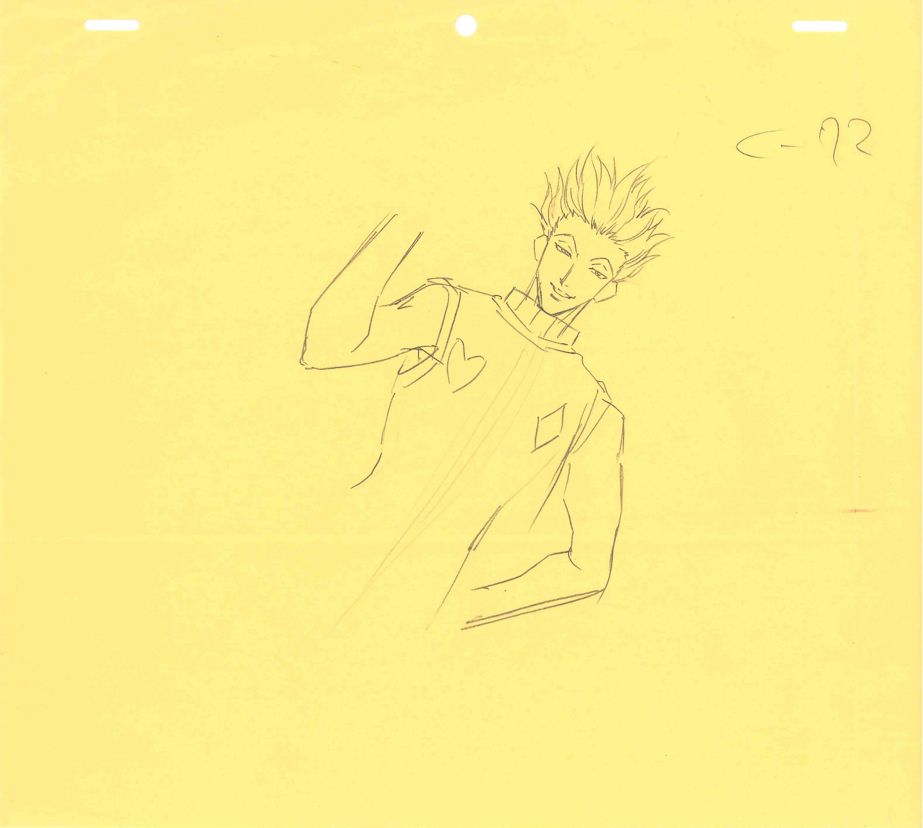 Hunter x Hunter Original Drawing (Hisoka) 2-page Set