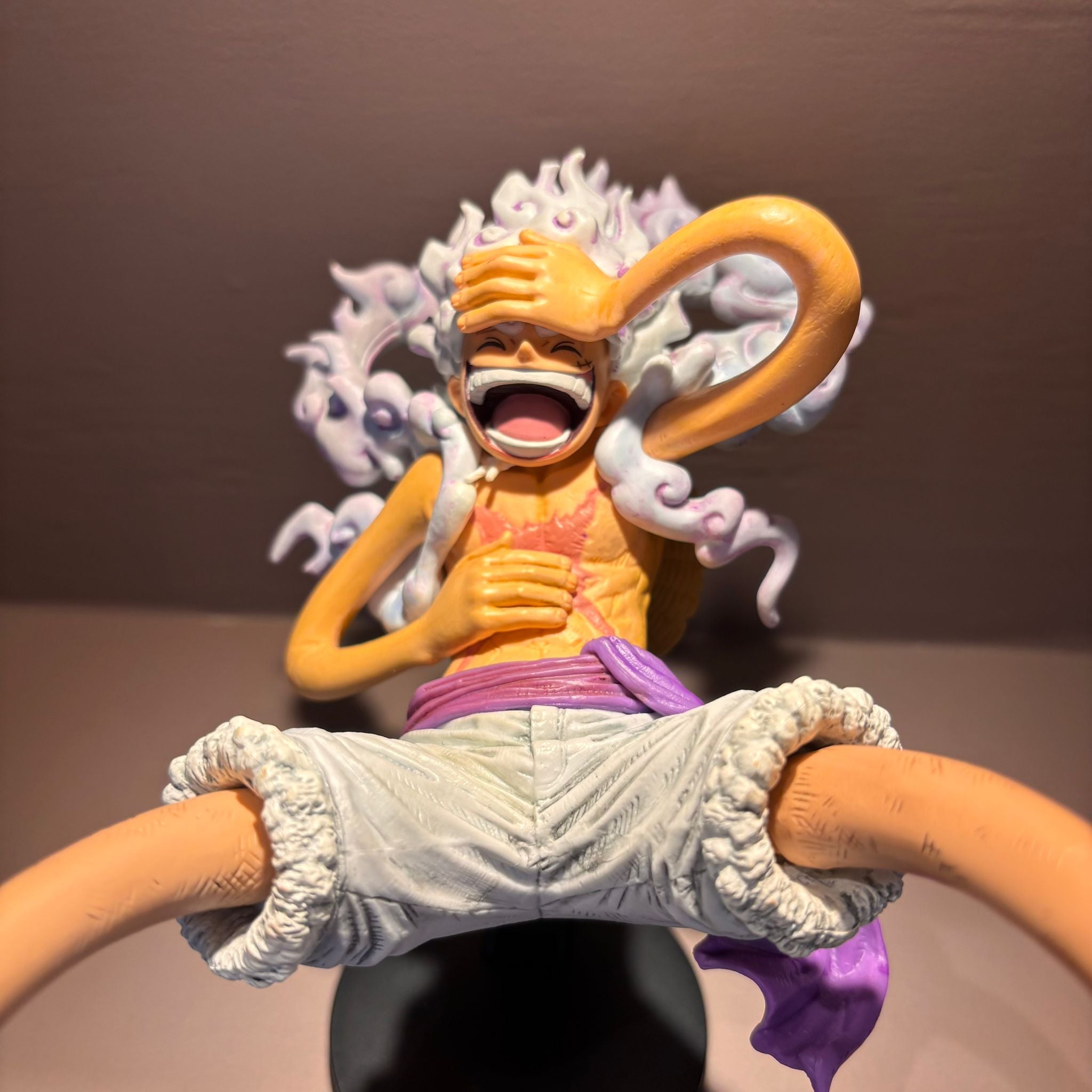 One Piece Luffy Gear 5 Repainted Figure