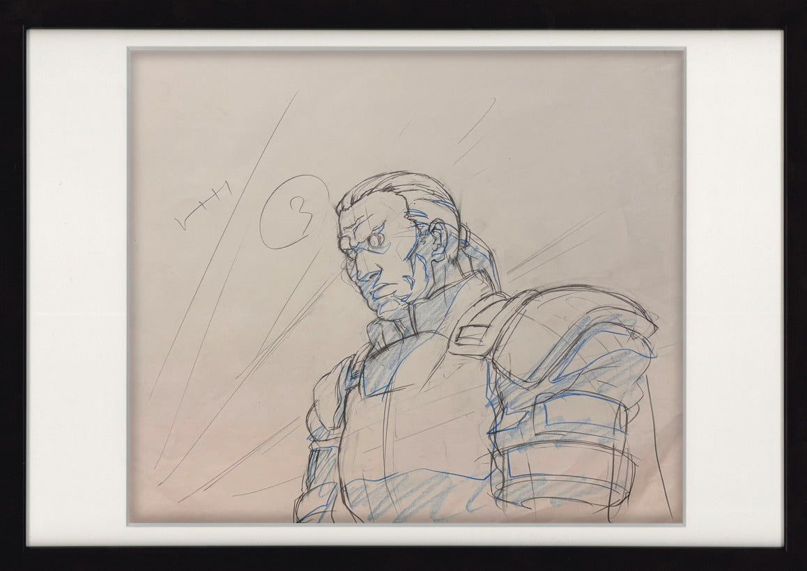 Ghost in the Shell Original Drawing (Batou Buttetsu)