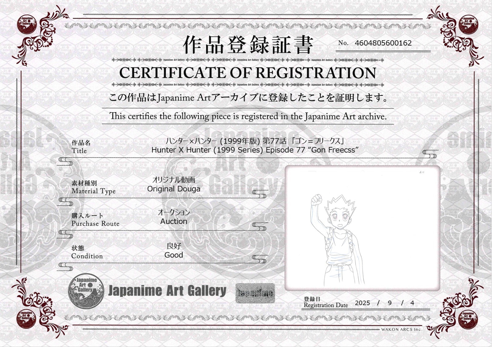 Hunter x Hunter - dôga original (Gon Freecss)