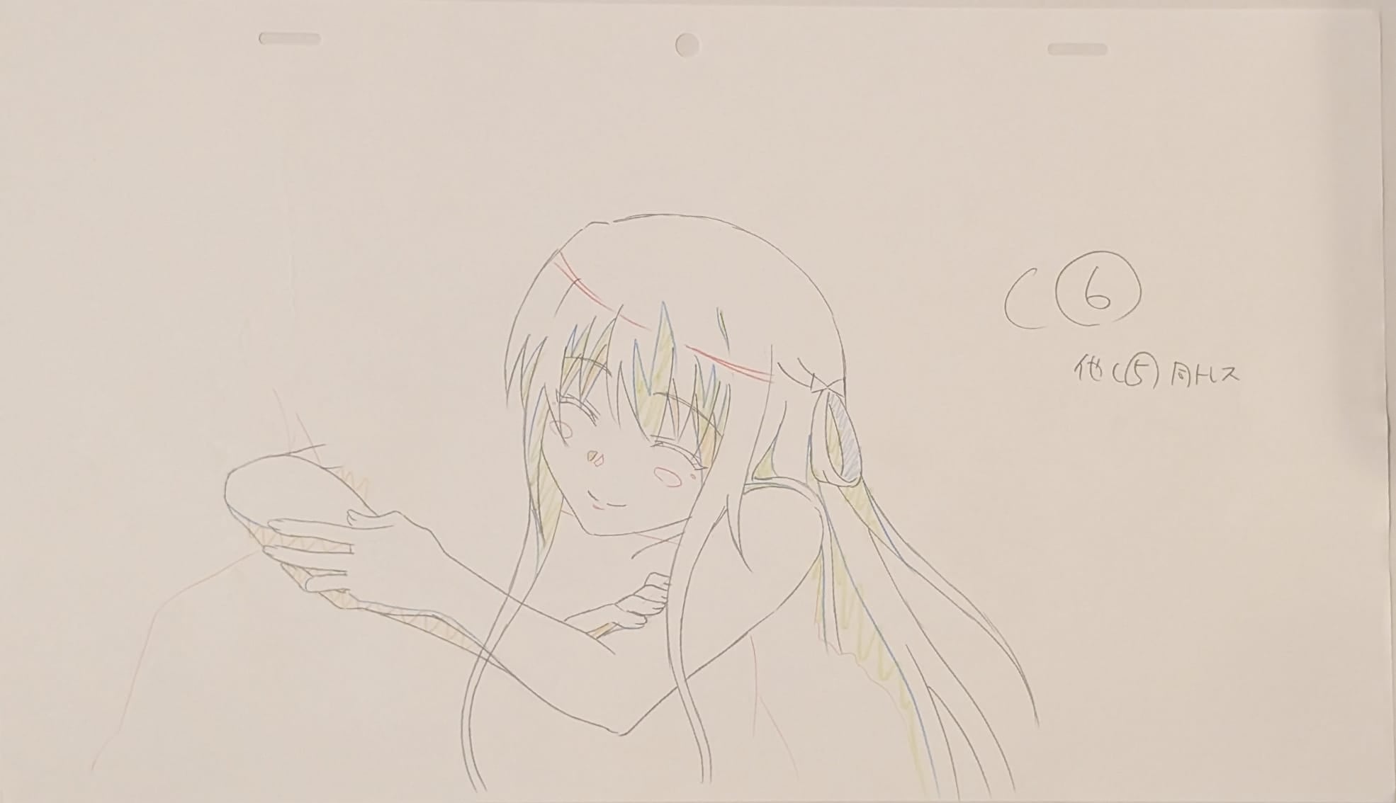 The Fruit of Grisaia Original Drawing (Amane Suou, Yuuji Kazami) 5-page Set
