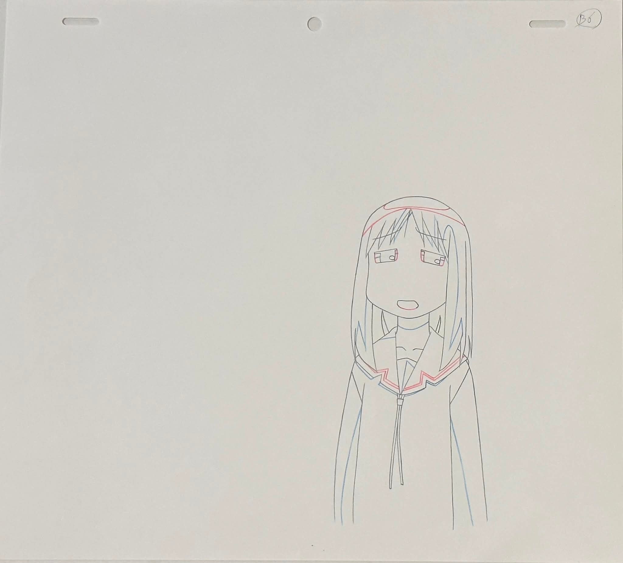 Azumanga Daioh Original Drawing 4 Page set (Kasuga Ayumu, Kagura)