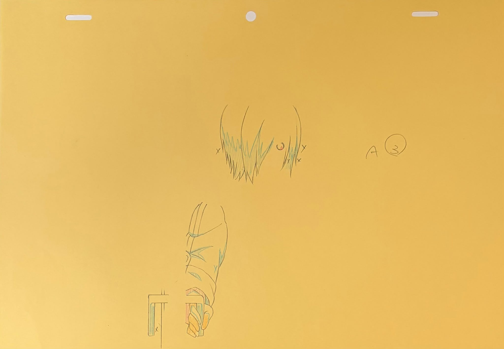 Tokyo Ghoul Original Genga and Timesheet Copy (Touka Kirishima) 6-Piece Set