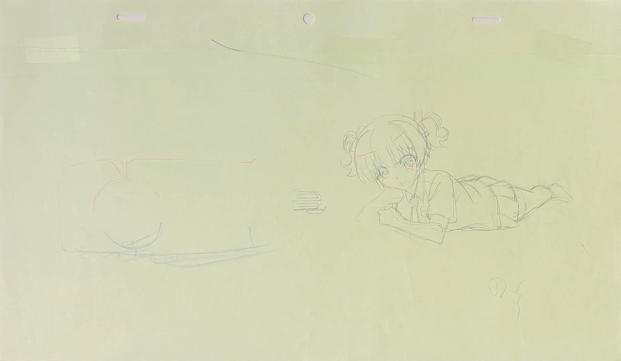 The Fruit of Grisaia Original Drawing (Makina Irisu) 8-page Set