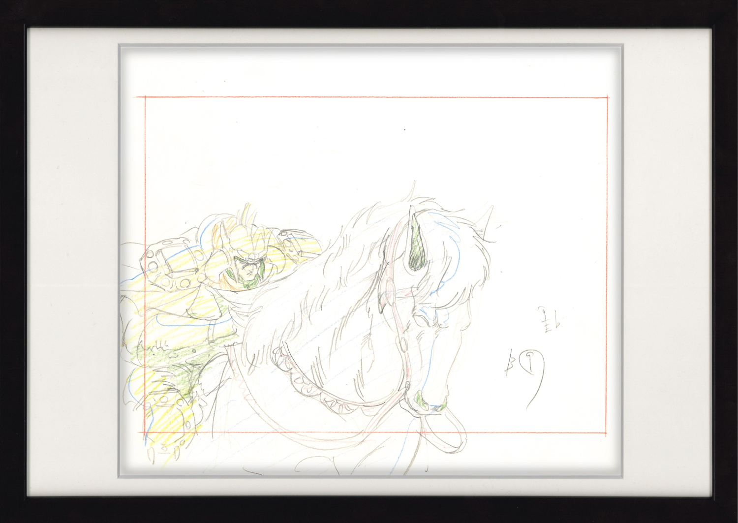 Fist of the North Star Original Drawing (Raoh)