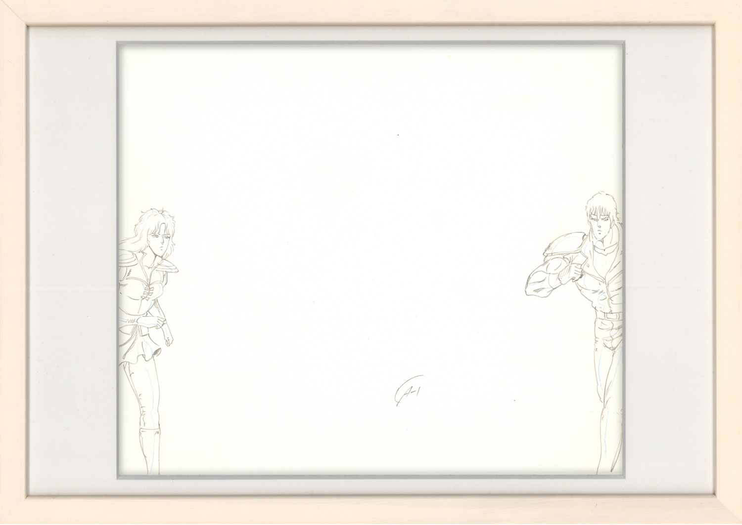 Fist of the North Star Original 2 Page Drawing (Kenshiro and Yuria)
