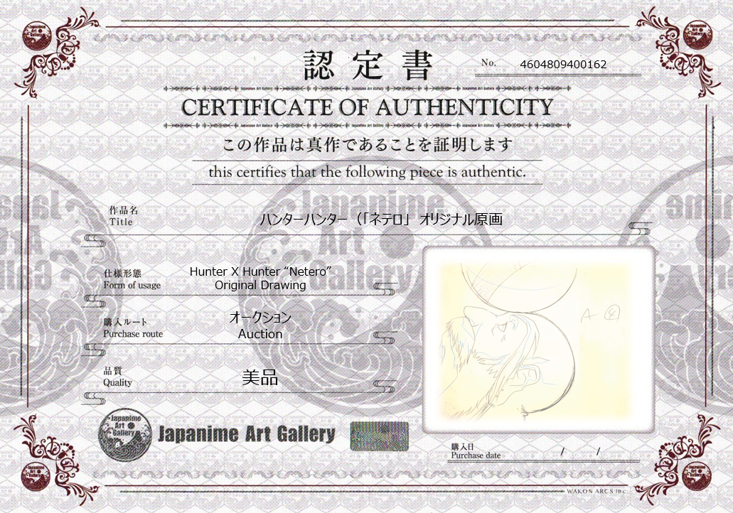 Hunter x Hunter Original Drawing (Netero)