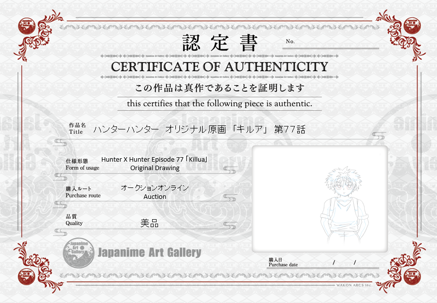 Hunter x Hunter Original Drawing (Killua)