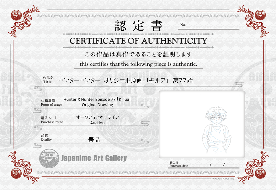 Hunter x Hunter Original Drawing (Killua)