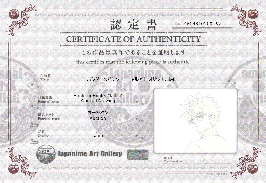 Hunter x Hunter Original Sketch (Killua)