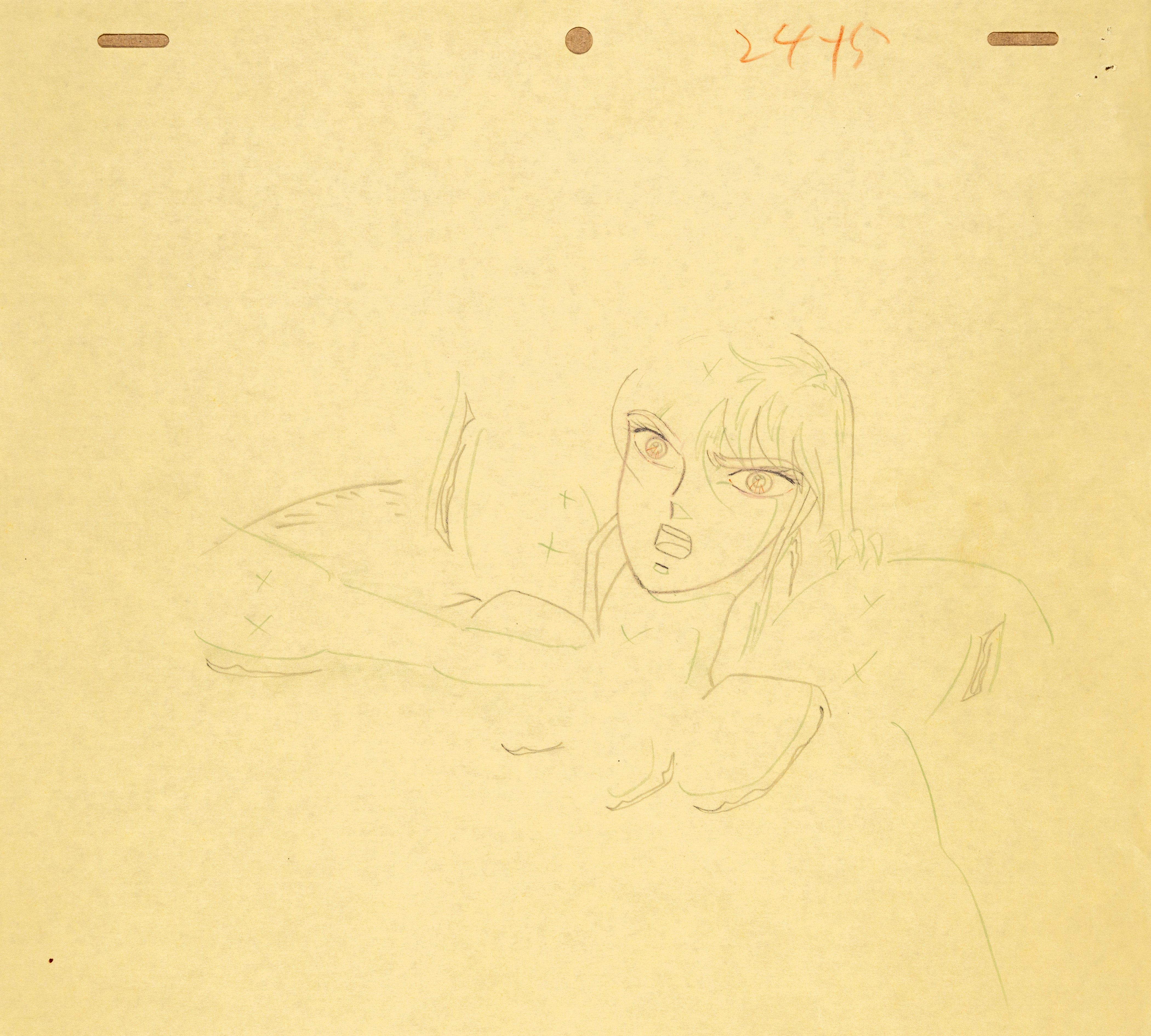 Saint Seiya Original Sketch (Dragon Shiryu)