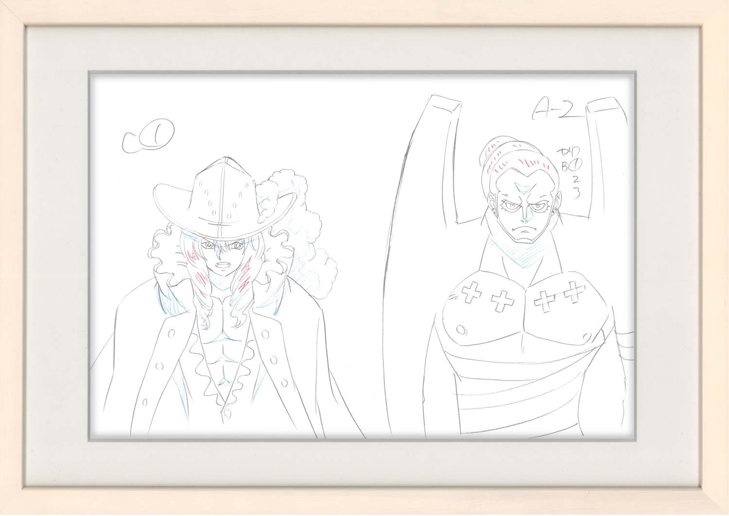 One Piece Original 2 Page Drawing (Cavendish & Ideo)
