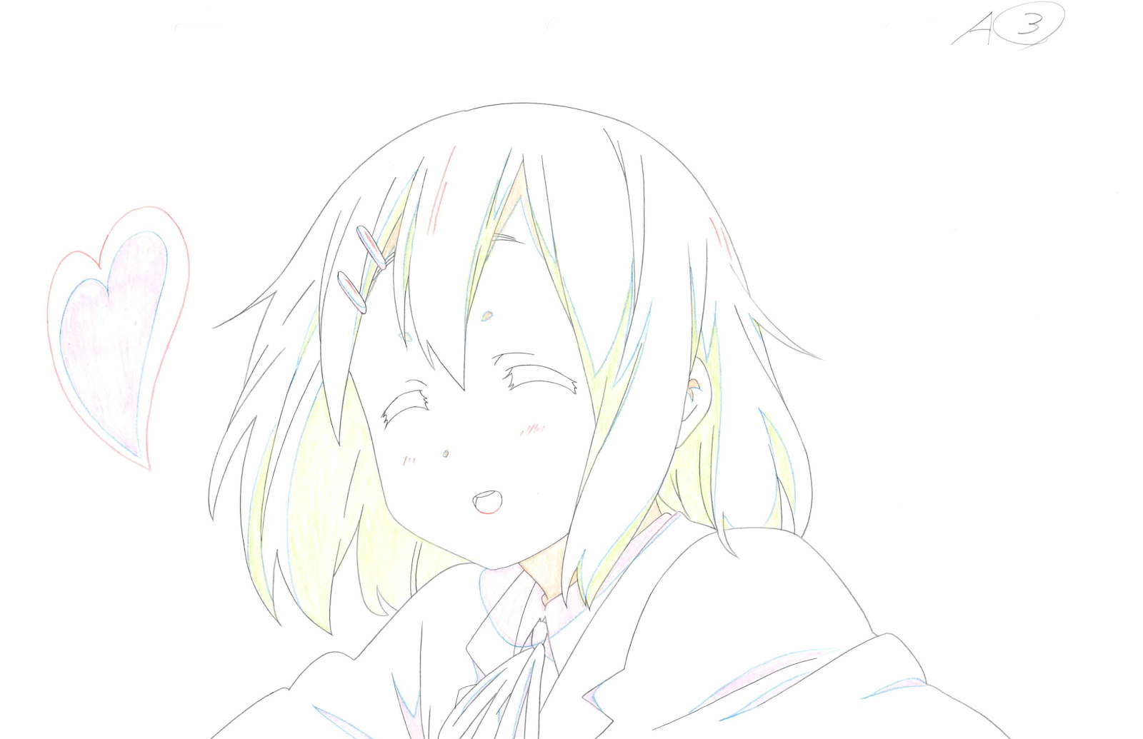 K-On! Original Sketch (Yui Hirasawa)