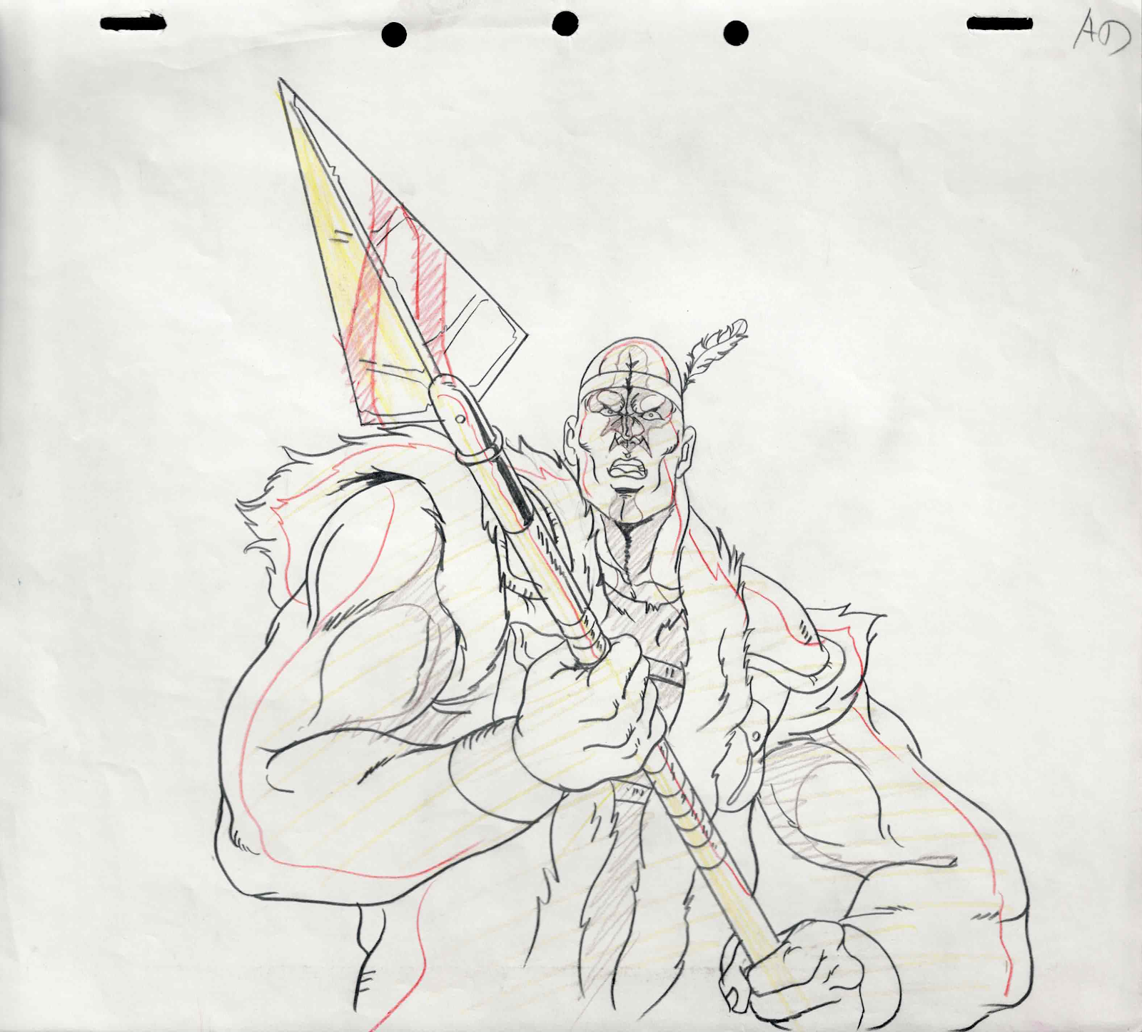 Fist of the North Star Original Drawing