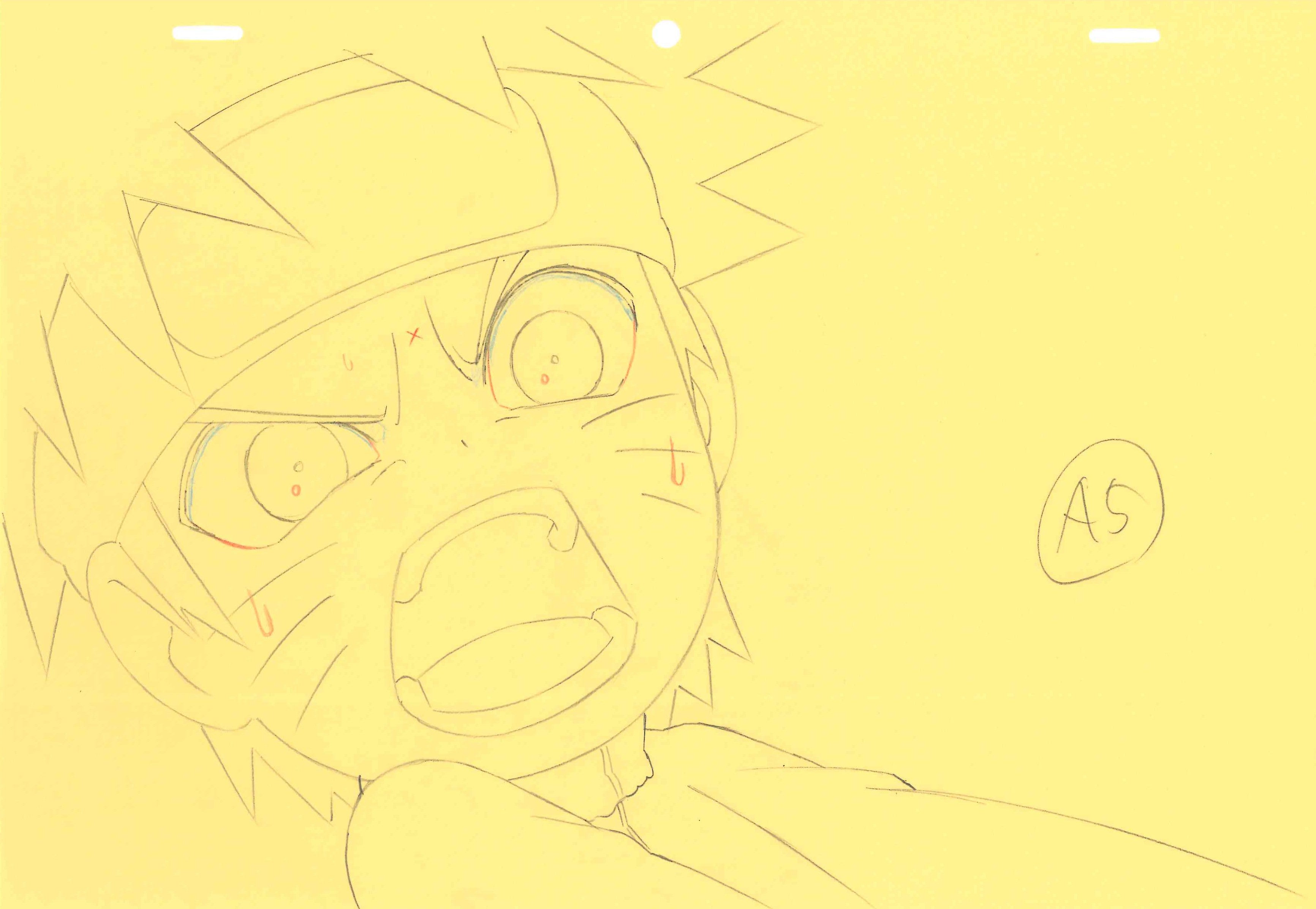 NARUTO Spin-Off: Rock Lee & His Ninja Pals Original Drawing (Naruto Uzumaki)