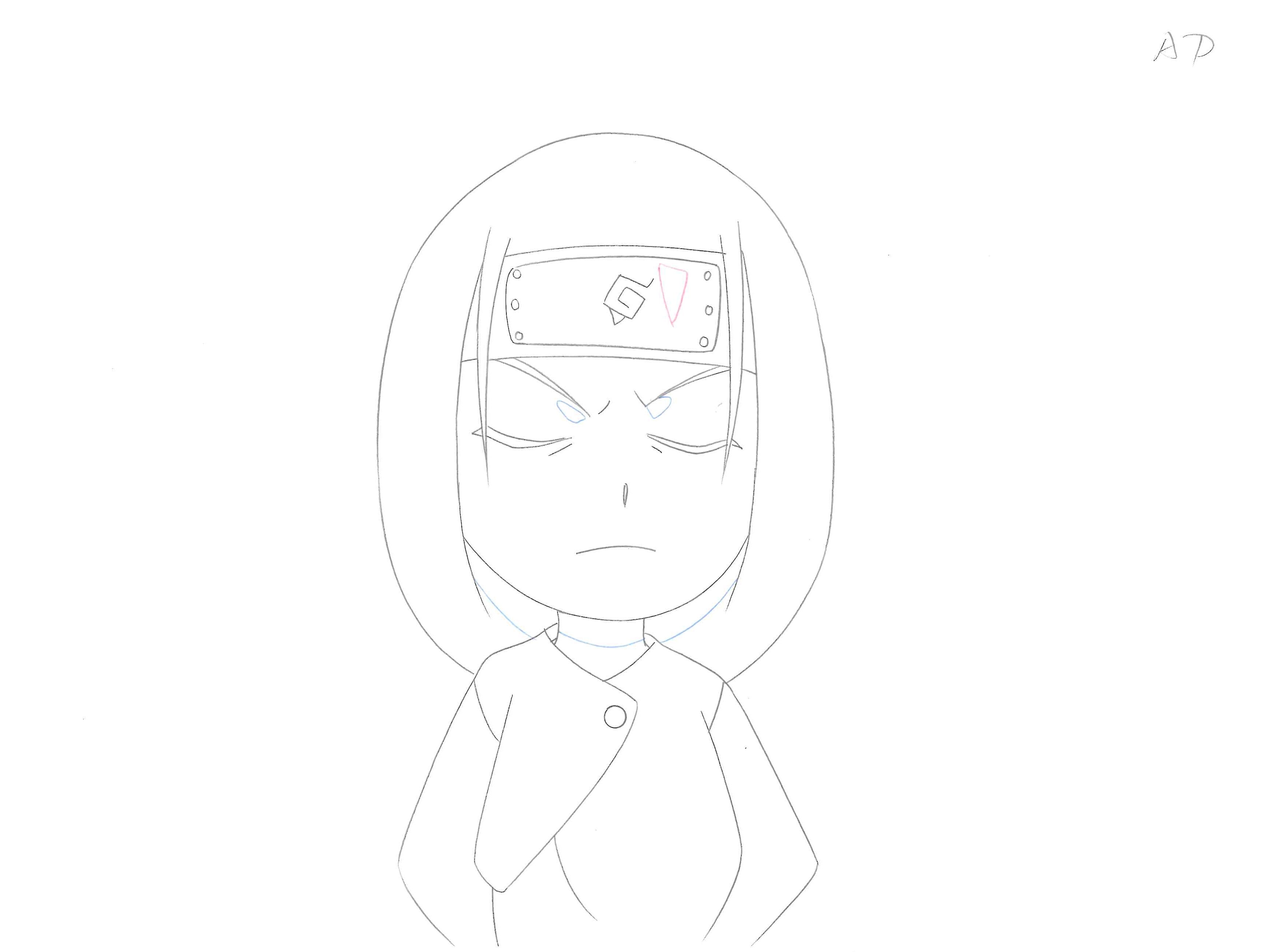 NARUTO Spin-Off: Rock Lee & His Ninja Pals Original Drawing (Neji Hyuga) 2-page Set
