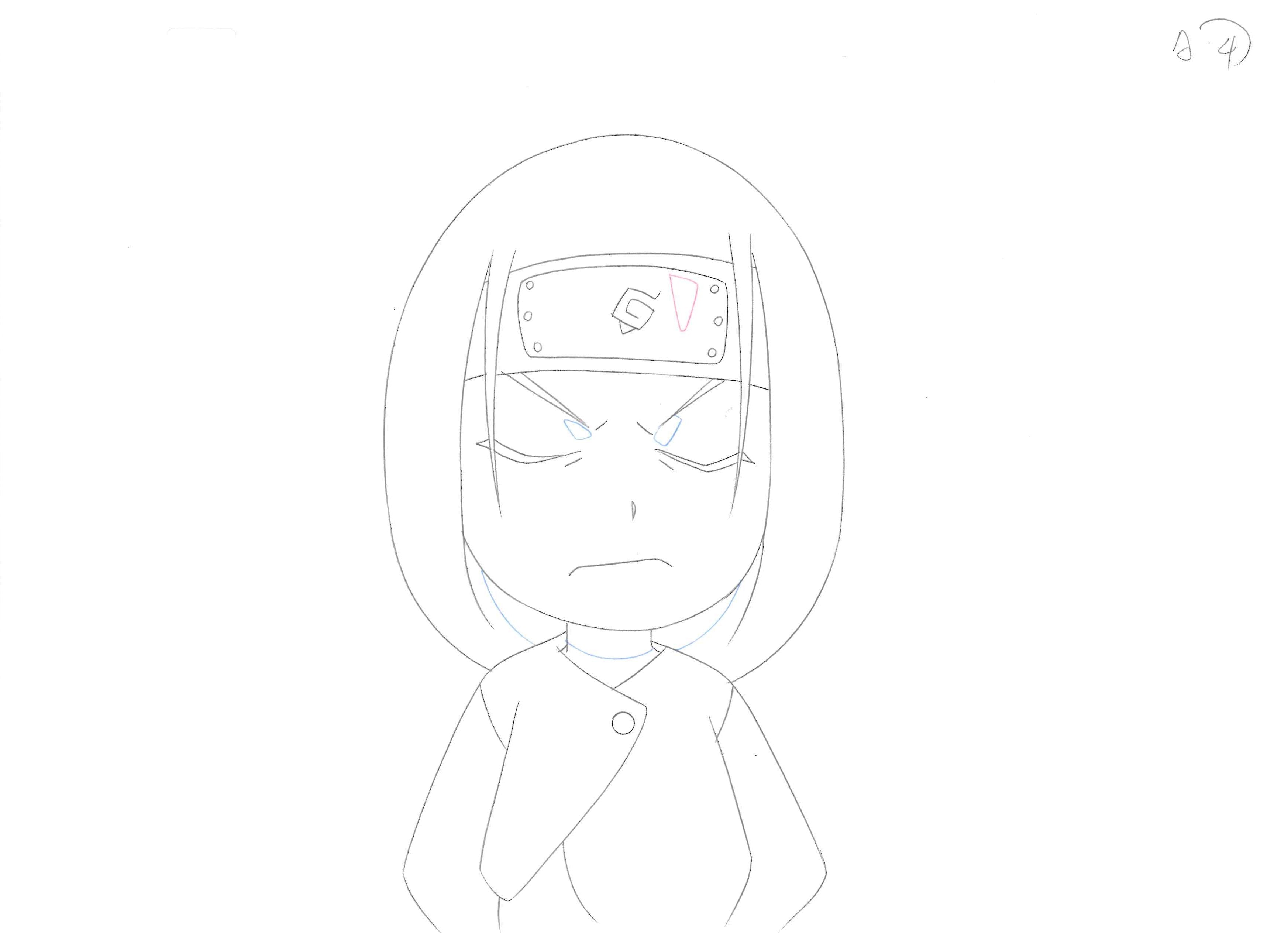 NARUTO Spin-Off: Rock Lee & His Ninja Pals Original Drawing (Neji Hyuga)