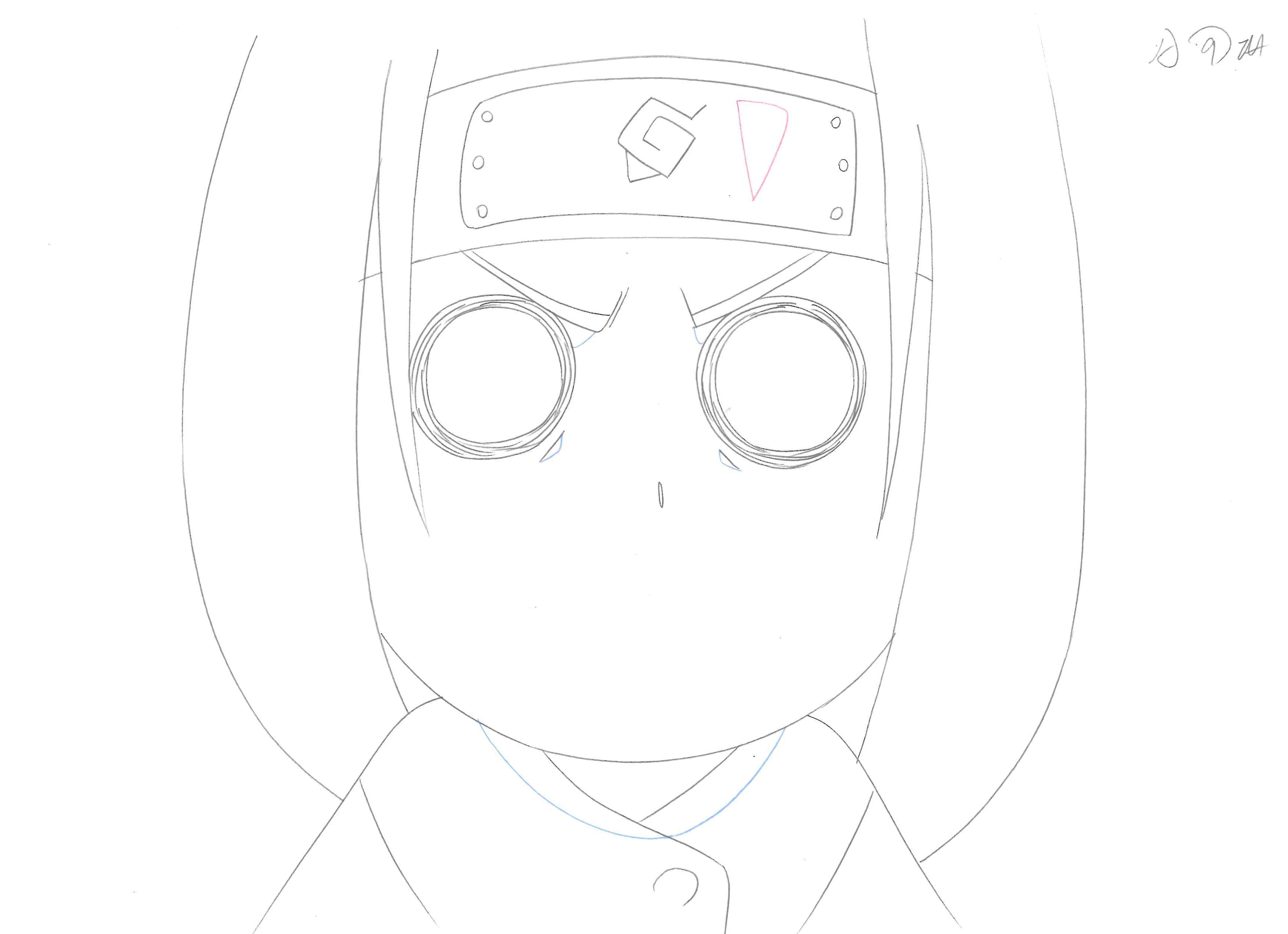 NARUTO Spin-Off: Rock Lee & His Ninja Pals Original Drawing (Neji Hyuga) 3-page Set