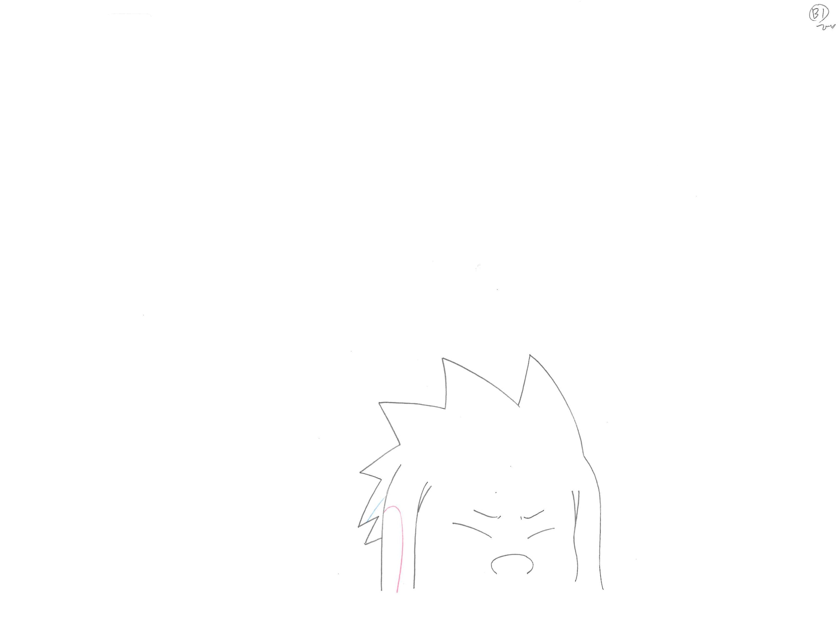 Naruto: Boceto original (Neji) Set de 2 páginas