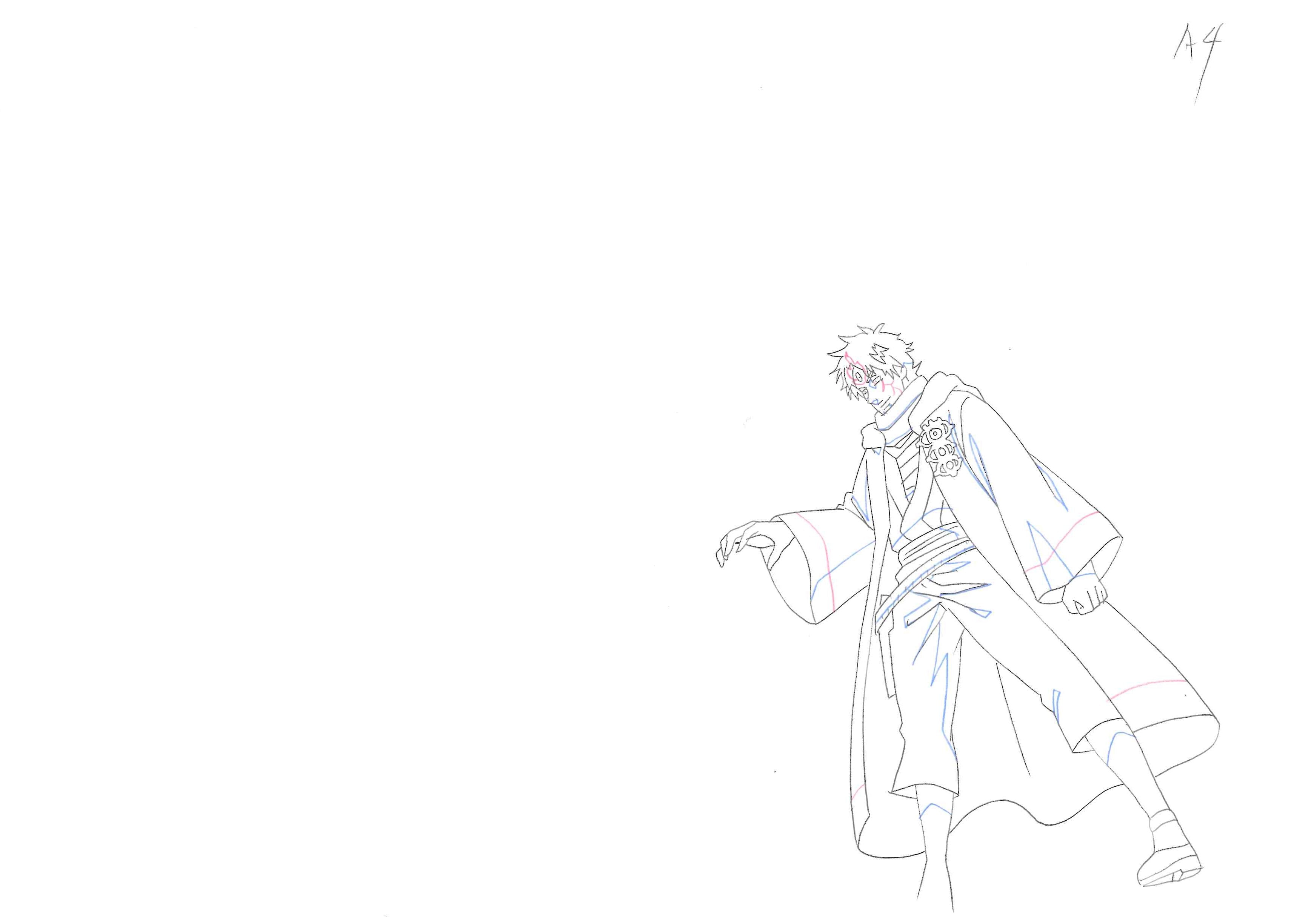Black Clover Original Drawing (Rhya) 3-page Set