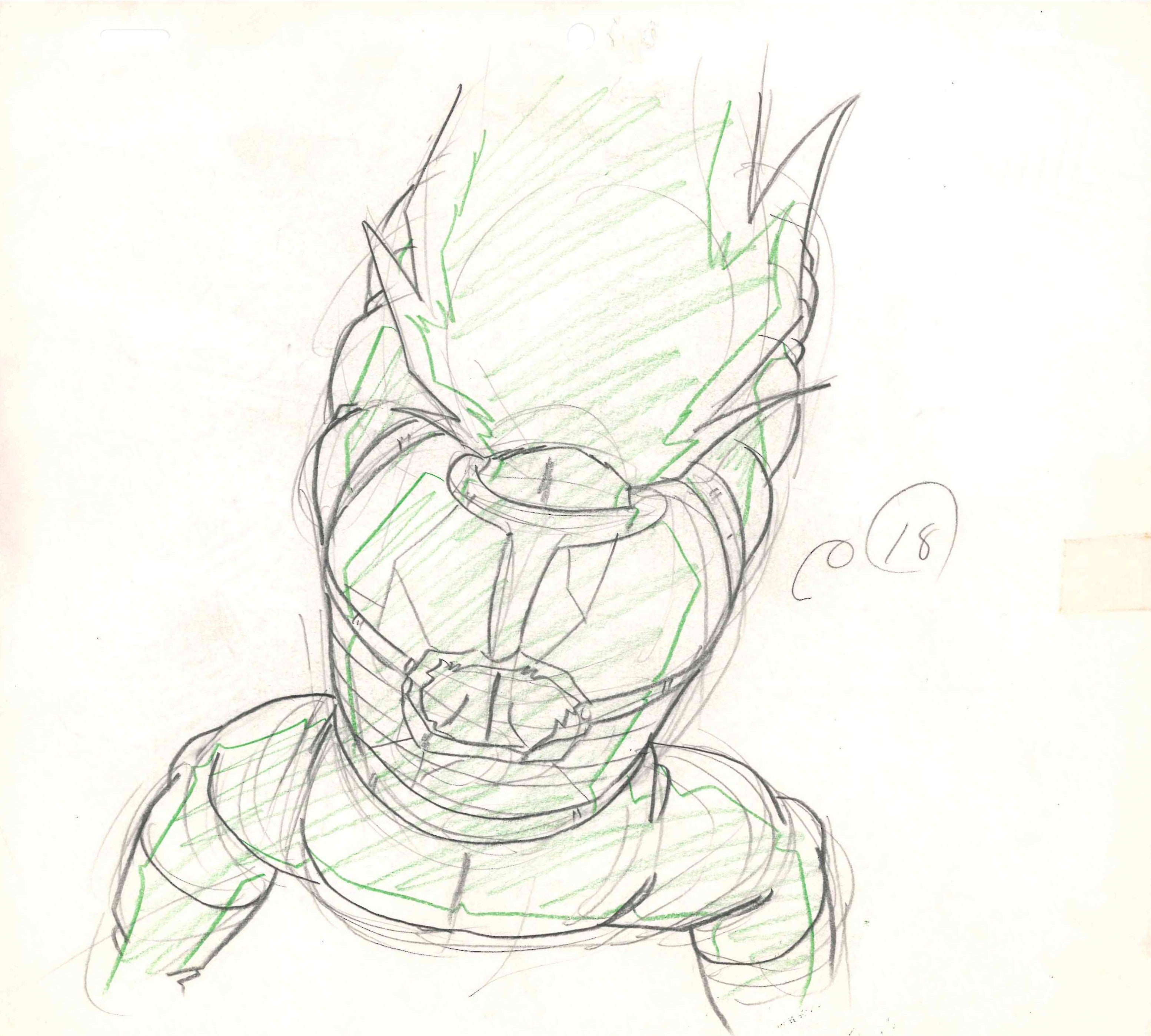 Dragon Ball Z Original Genga (Vegeta) 3-Piece Set