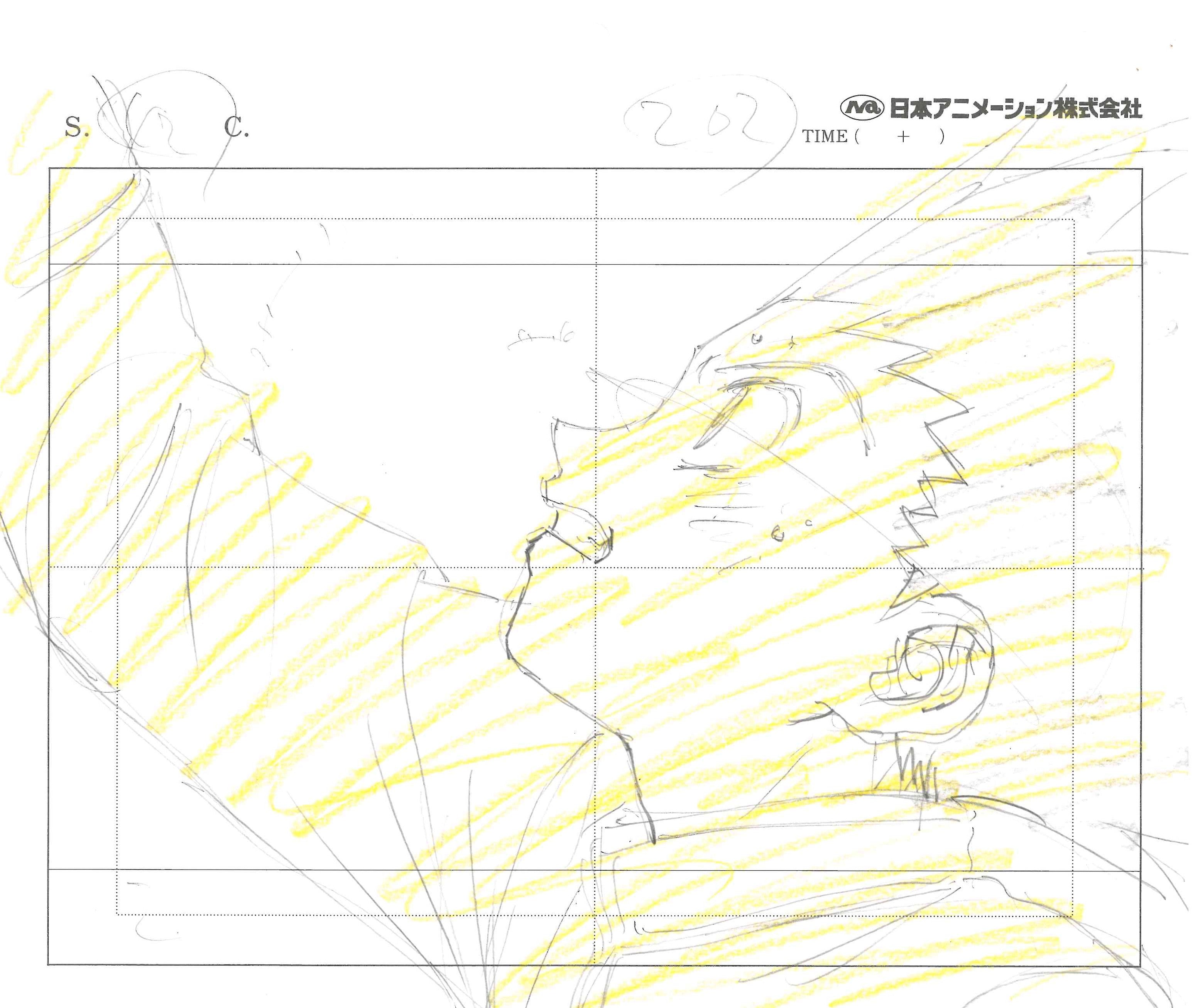 Hunter x Hunter (1999 Series) Original Layout, Genga (Gon Freecss) 2-Piece Set