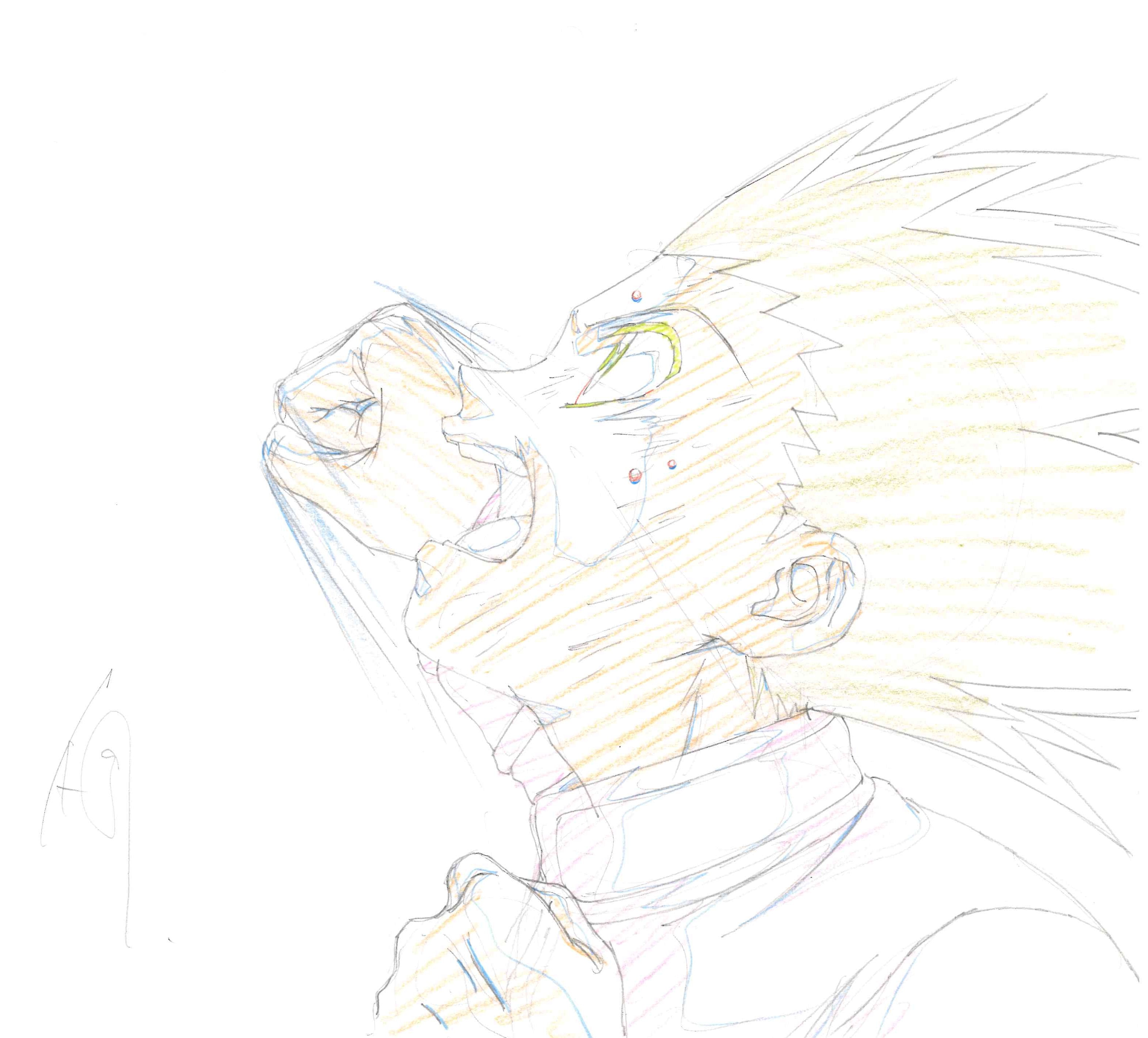 Hunter x Hunter (1999 Series) Original Genga (Gon Freecss) 3-Piece Set