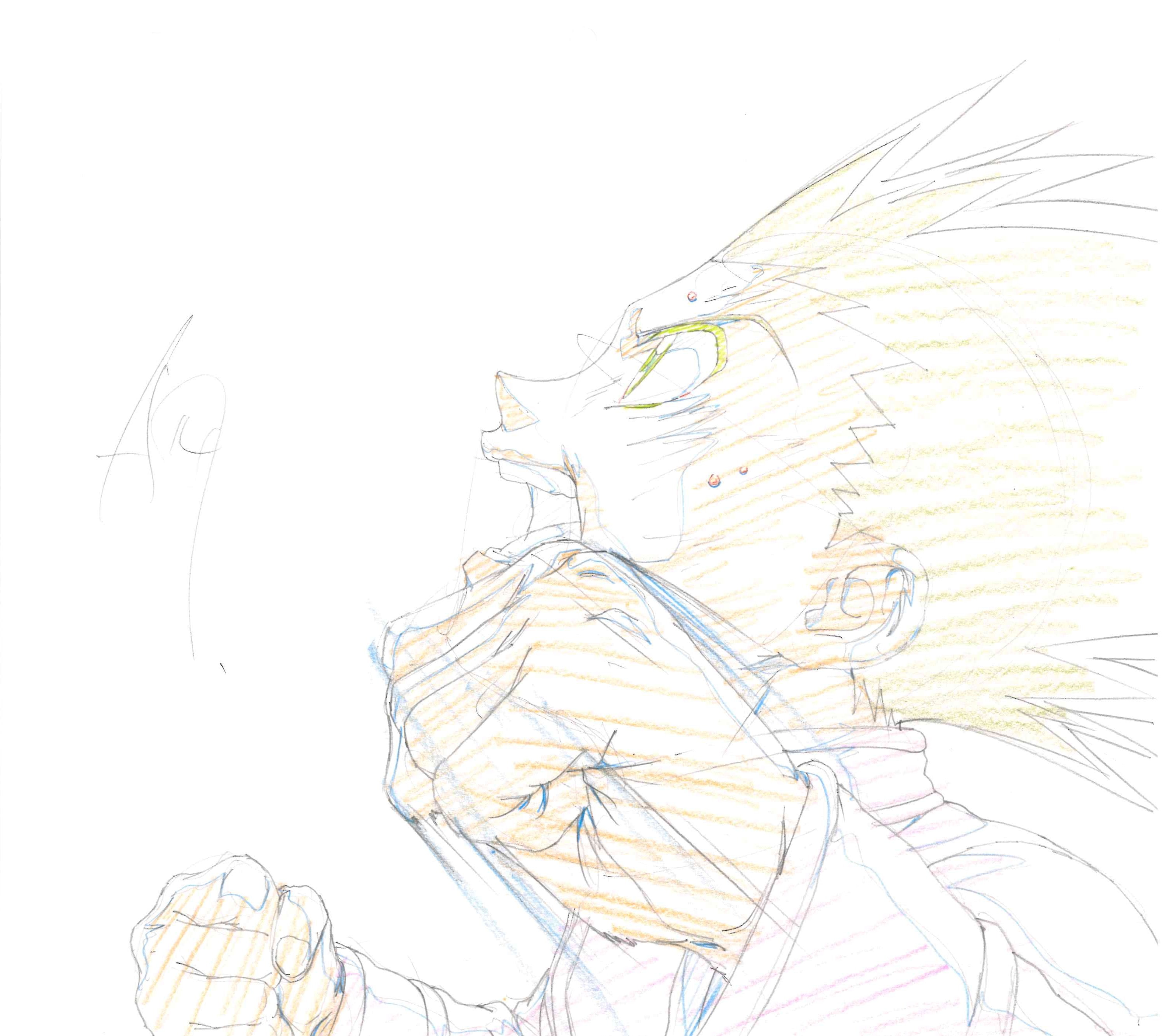 Hunter x Hunter (1999 Series) Original Genga, Production Envelope (Gon Freecss) 4-Piece Set