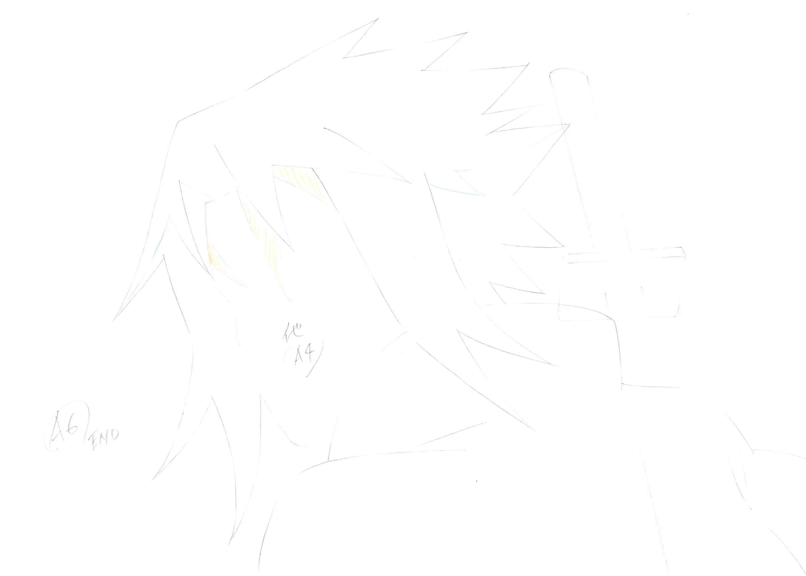 Naruto Shippuden Original Genga (Sasuke Uchiha) 3-Piece Set