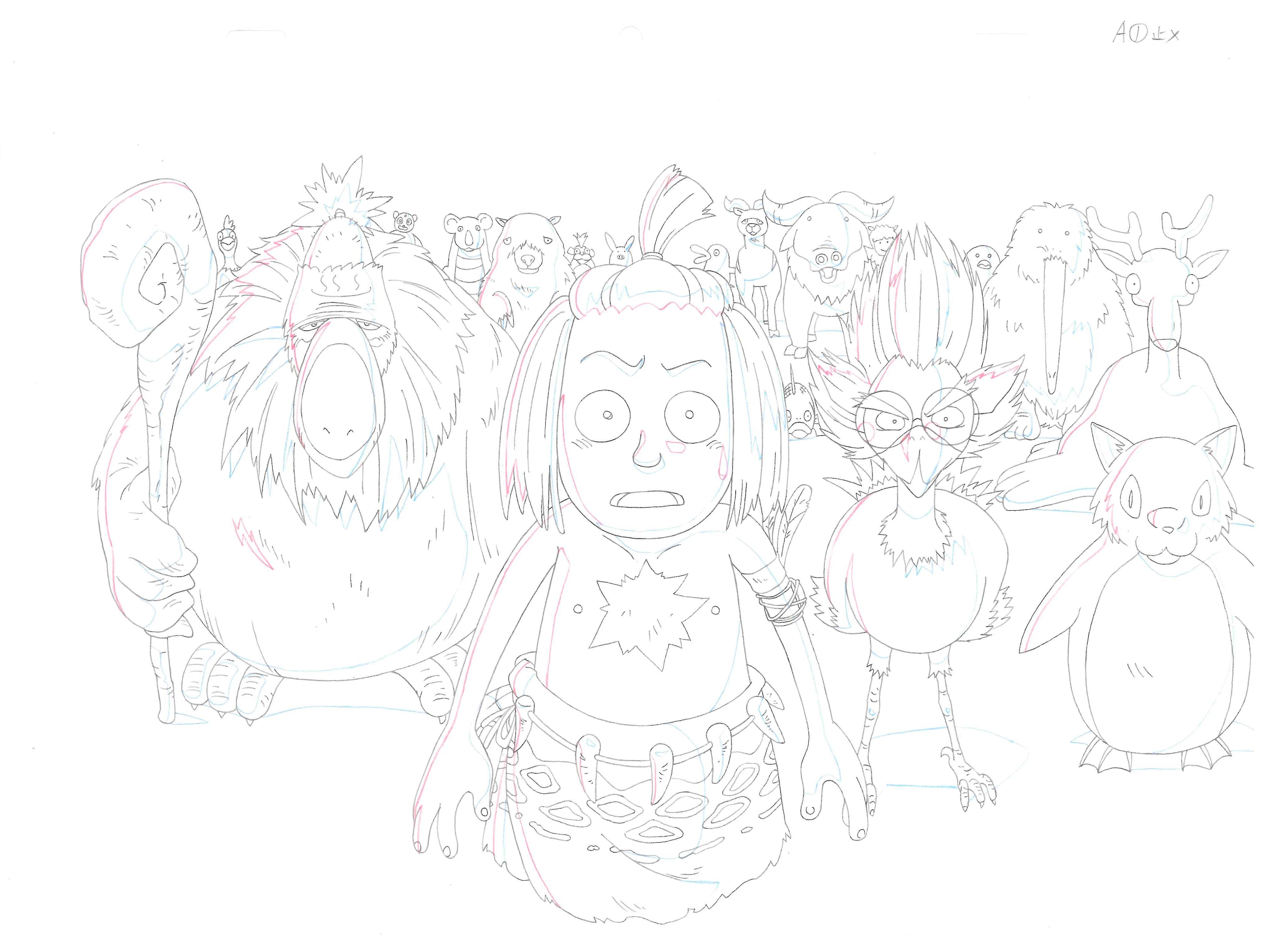 Boceto original de One Piece (Personajes del juego)