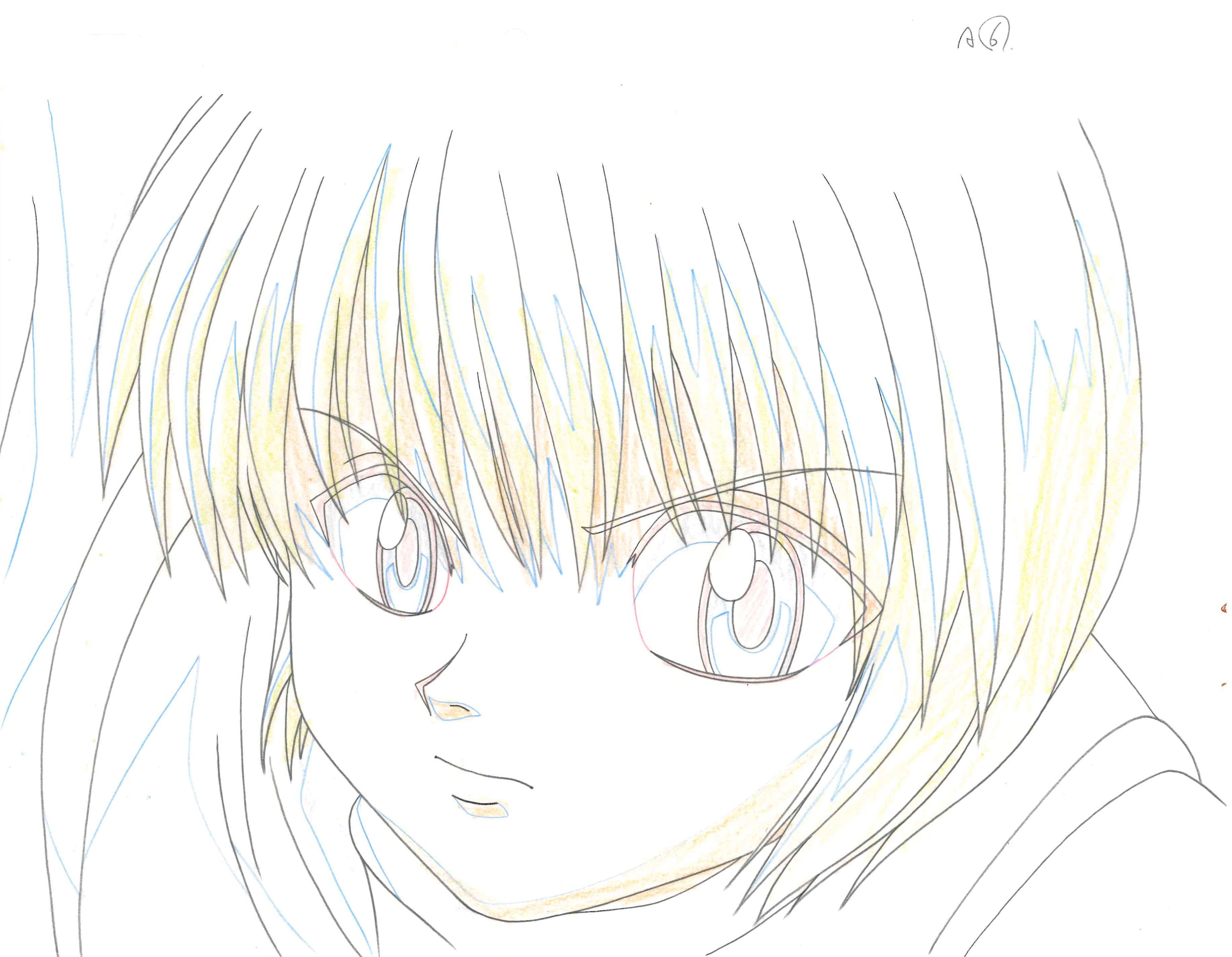 Hunter x Hunter (1999 Series) Original Cel and Genga (Kurapika) 2-Piece Set