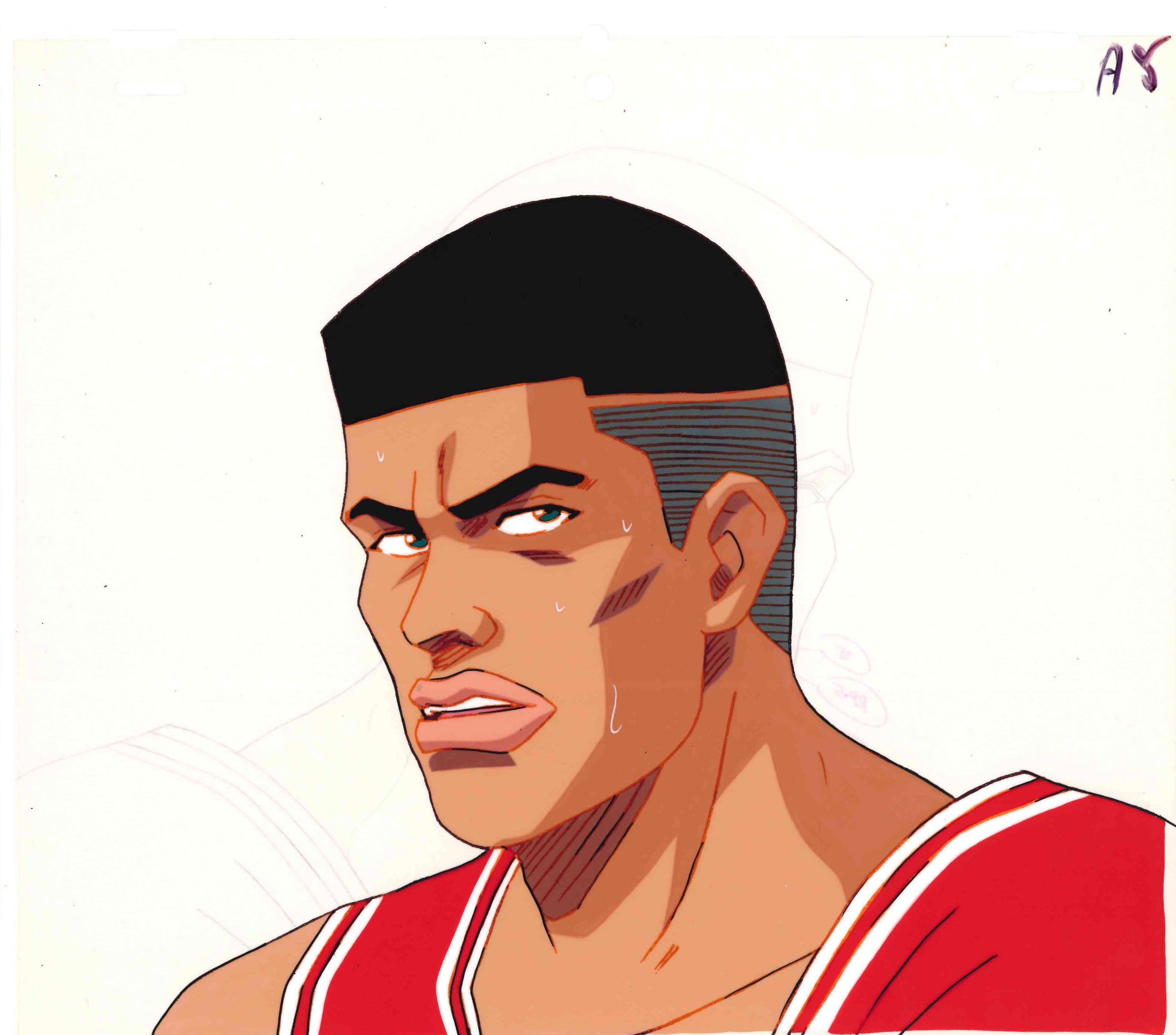 Slam Dunk Original Cel and Douga (Takenori Akagi) 2-Piece Set