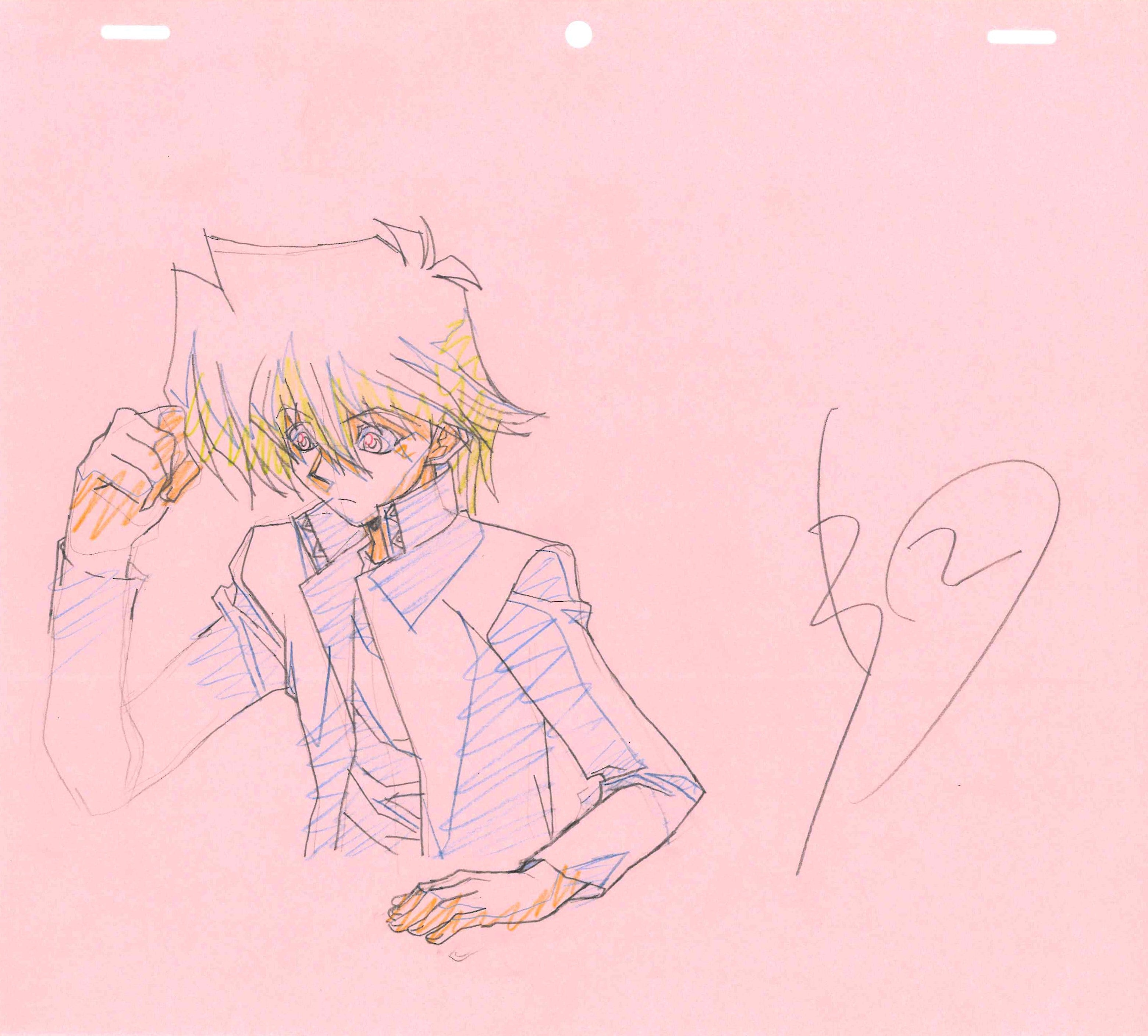 Yu-Gi-Oh! Original Genga (Joey Wheeler) 2-Piece Set