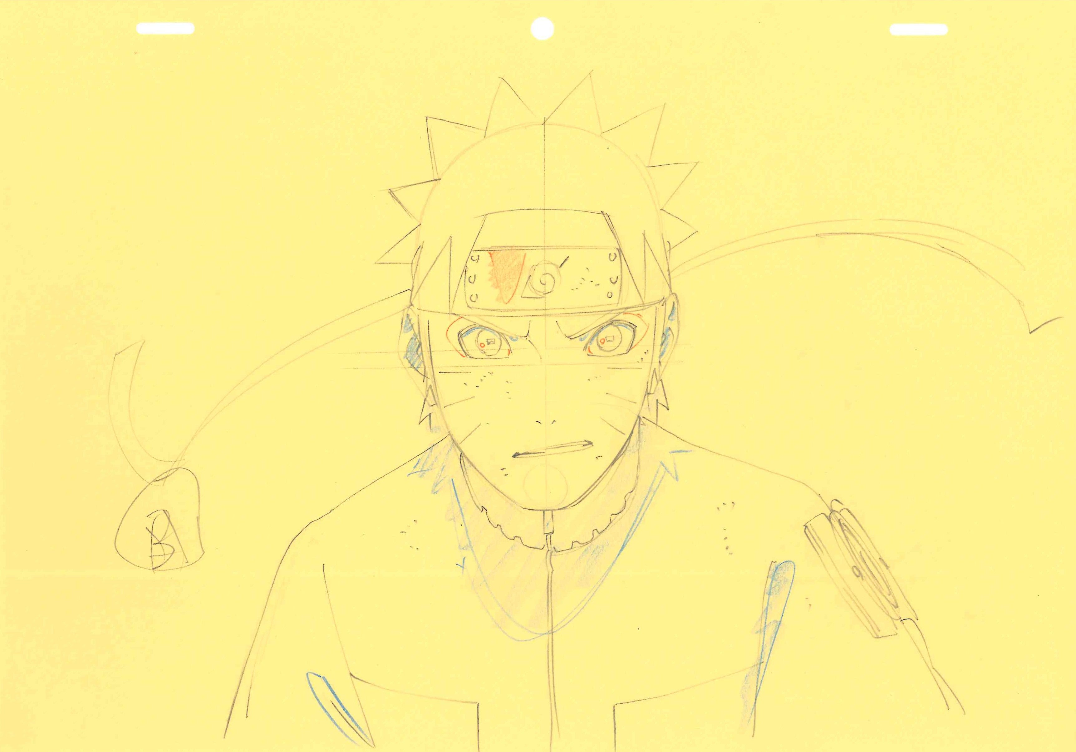 Naruto Shippuden Original Genga (Naruto Uzumaki)