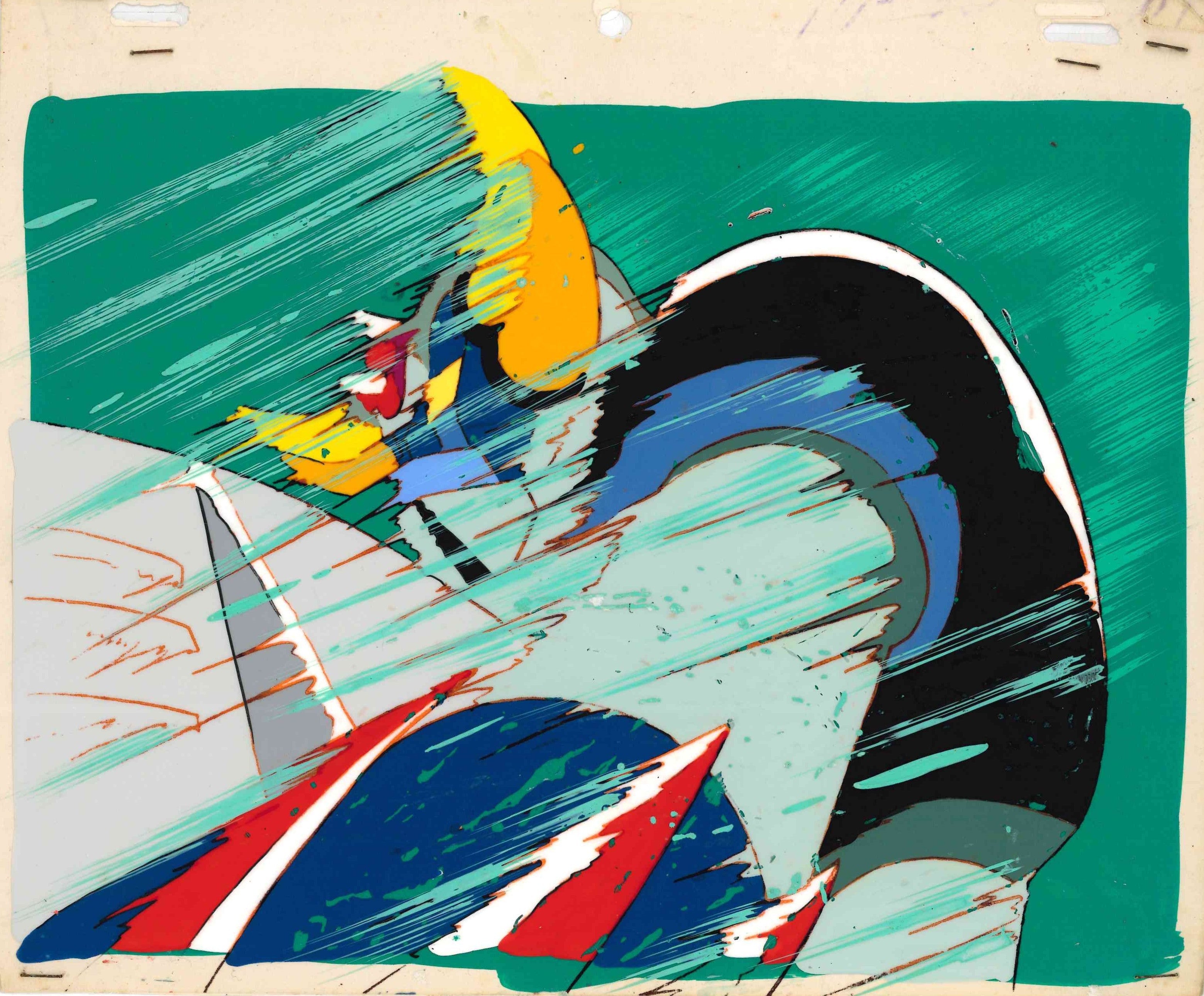 UFO Robot Grendizer Original Cel and Douga (Grendizer) 3-Piece Set