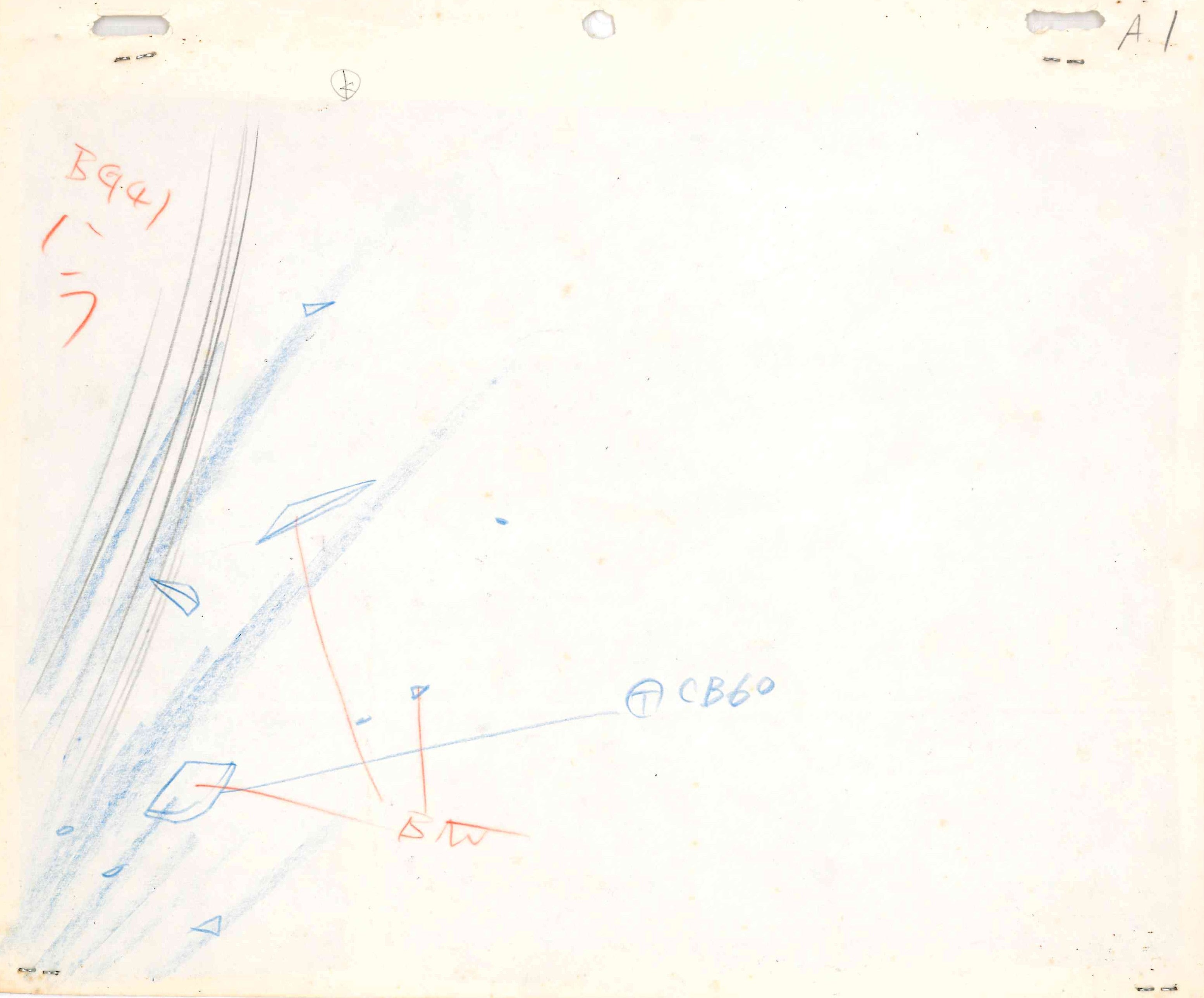 UFO Robot Grendizer Original Cel and Douga (Grendizer) 3-Piece Set