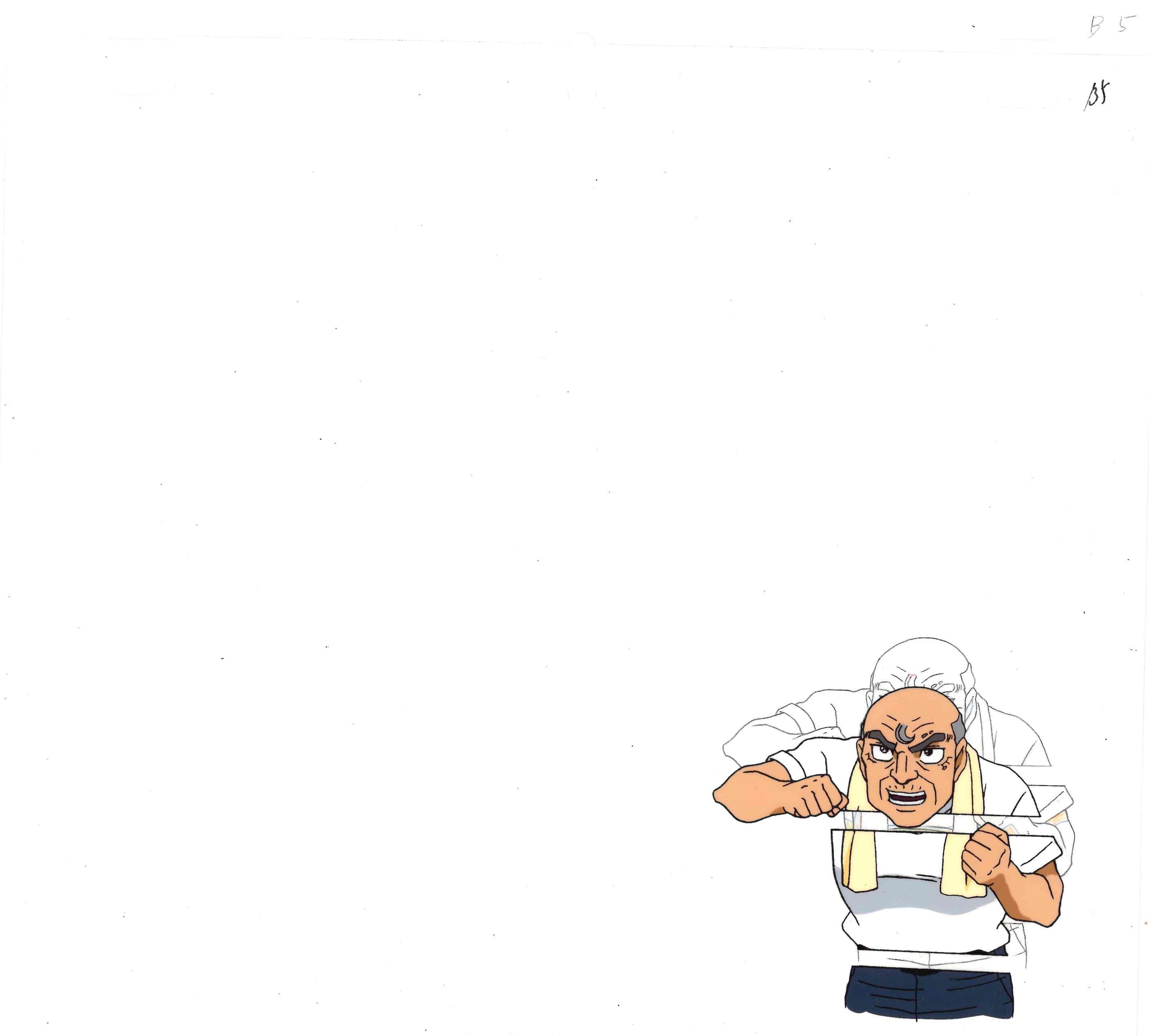 Cella originale e douga di Hajime No Ippo (Genji Kamogawa), set da 45 pezzi