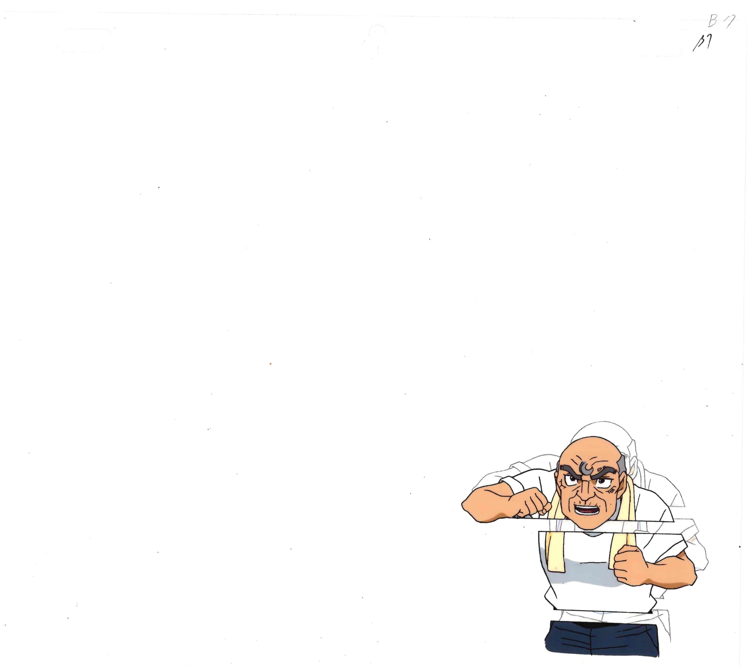 Cella originale e douga di Hajime No Ippo (Genji Kamogawa), set da 45 pezzi