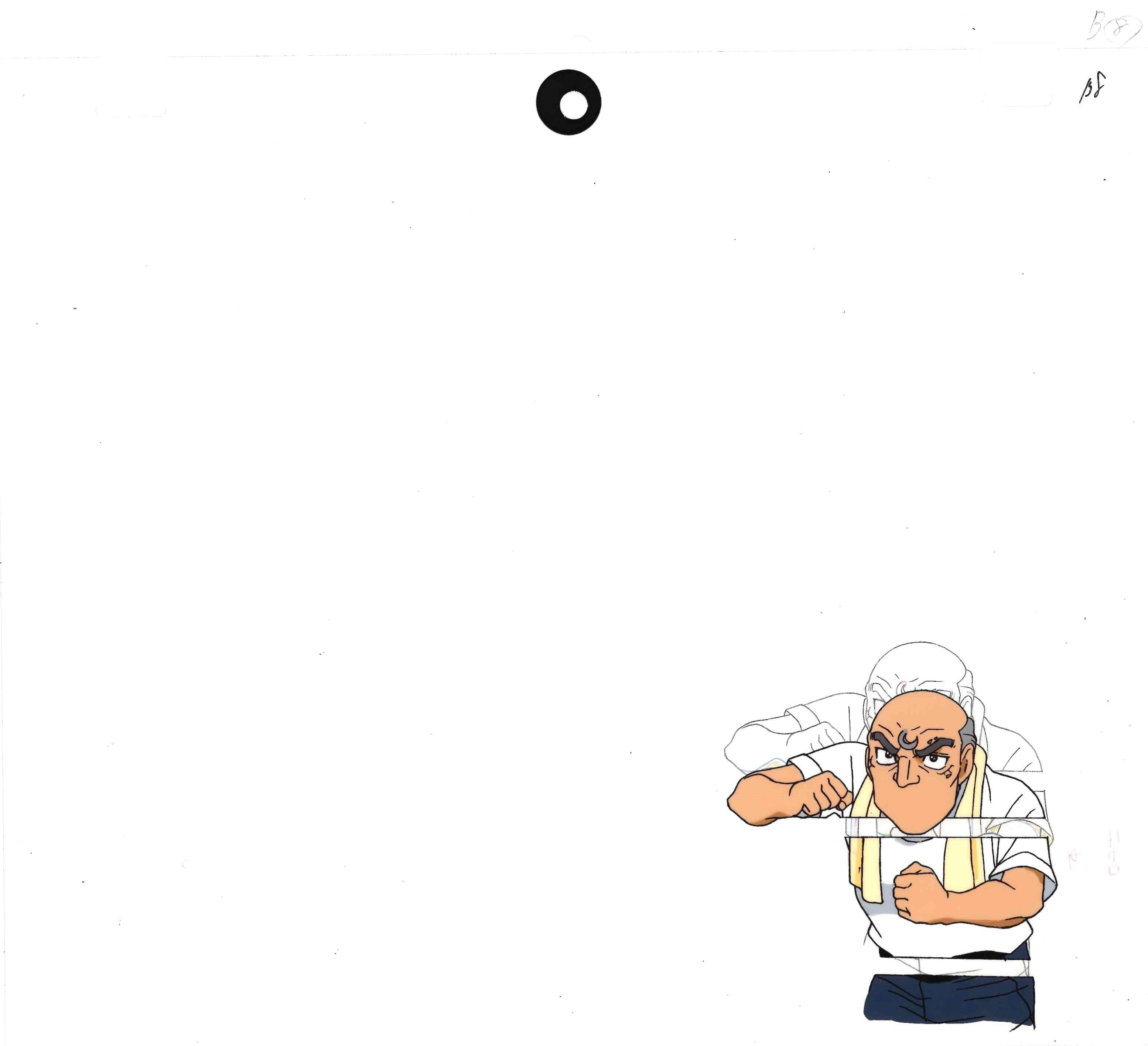 Cella originale e douga di Hajime No Ippo (Genji Kamogawa), set da 45 pezzi