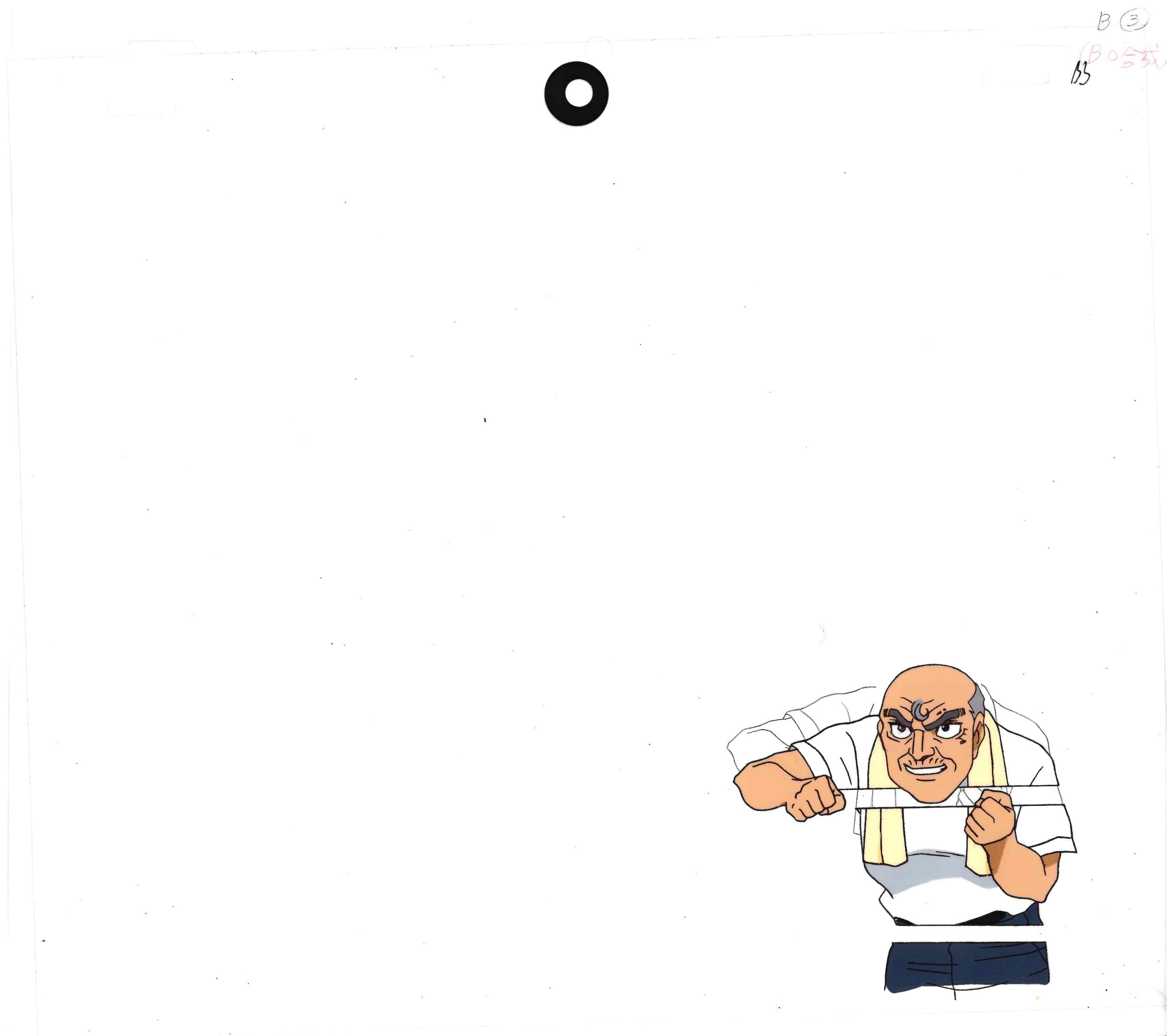 Cella originale e douga di Hajime No Ippo (Genji Kamogawa), set da 45 pezzi