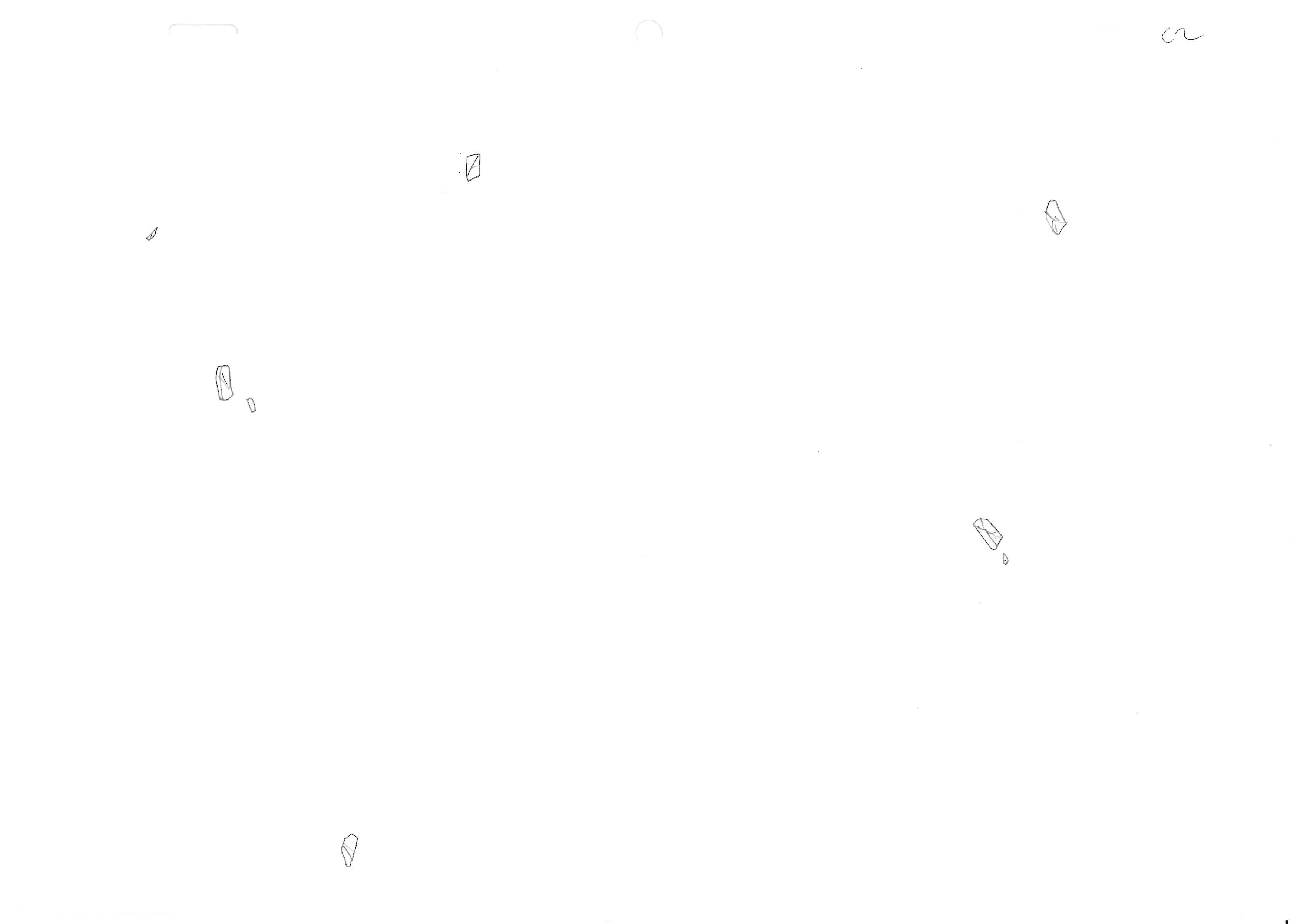 Naruto Original Sketch (Sasuke Uchiha) 16 pages Set