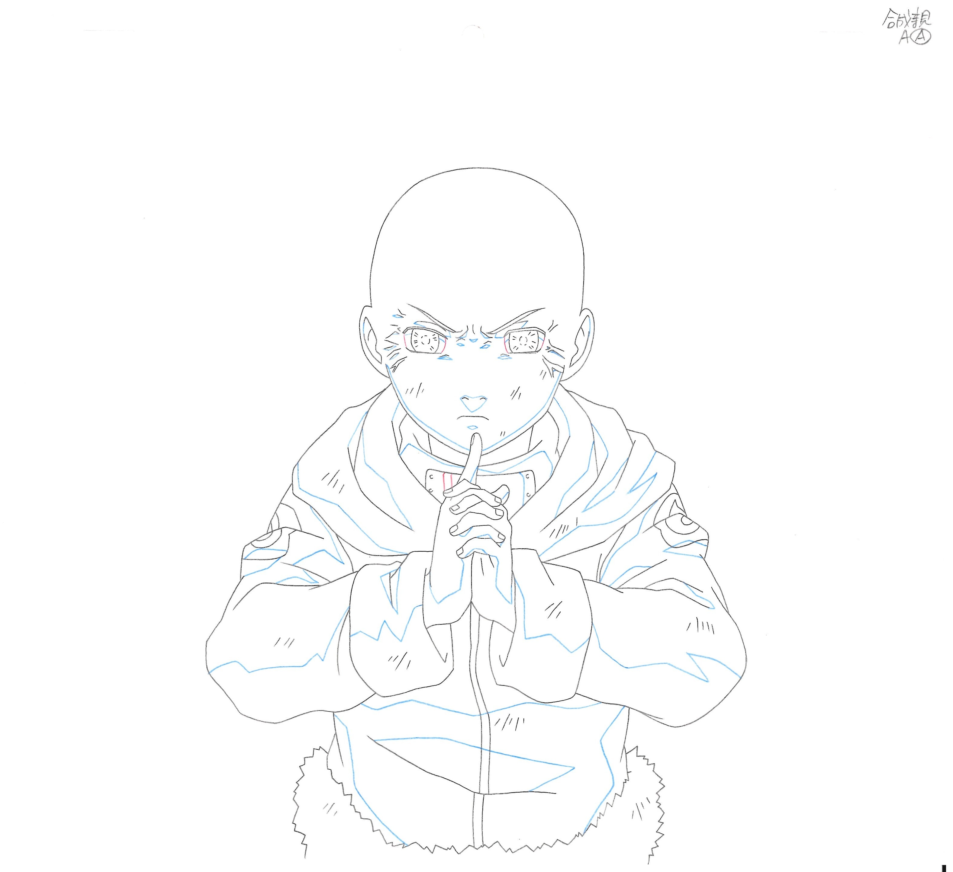 Naruto Original Sketch (Hinata) 6 pages Set