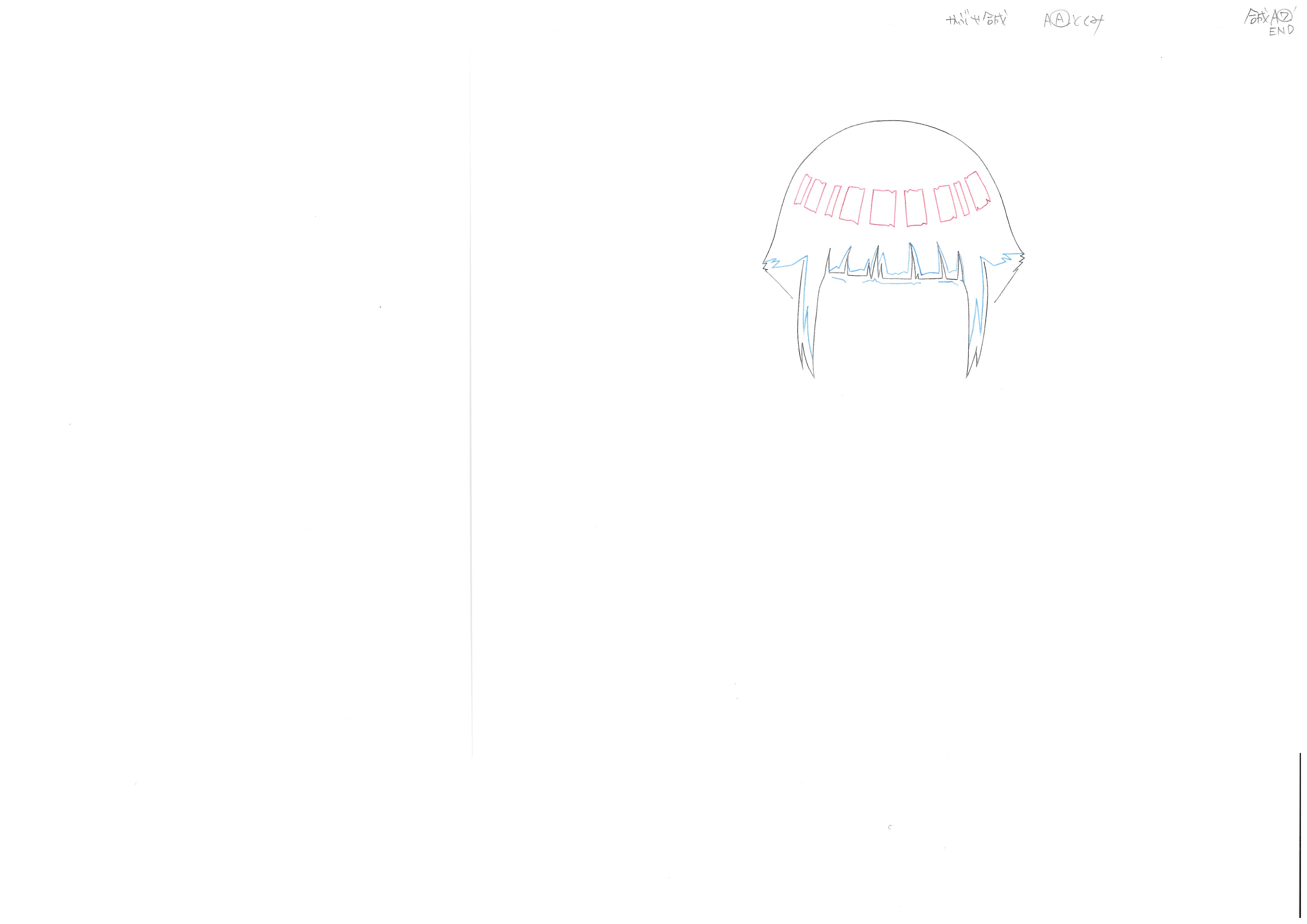 Naruto Original Sketch (Hinata) 6 pages Set