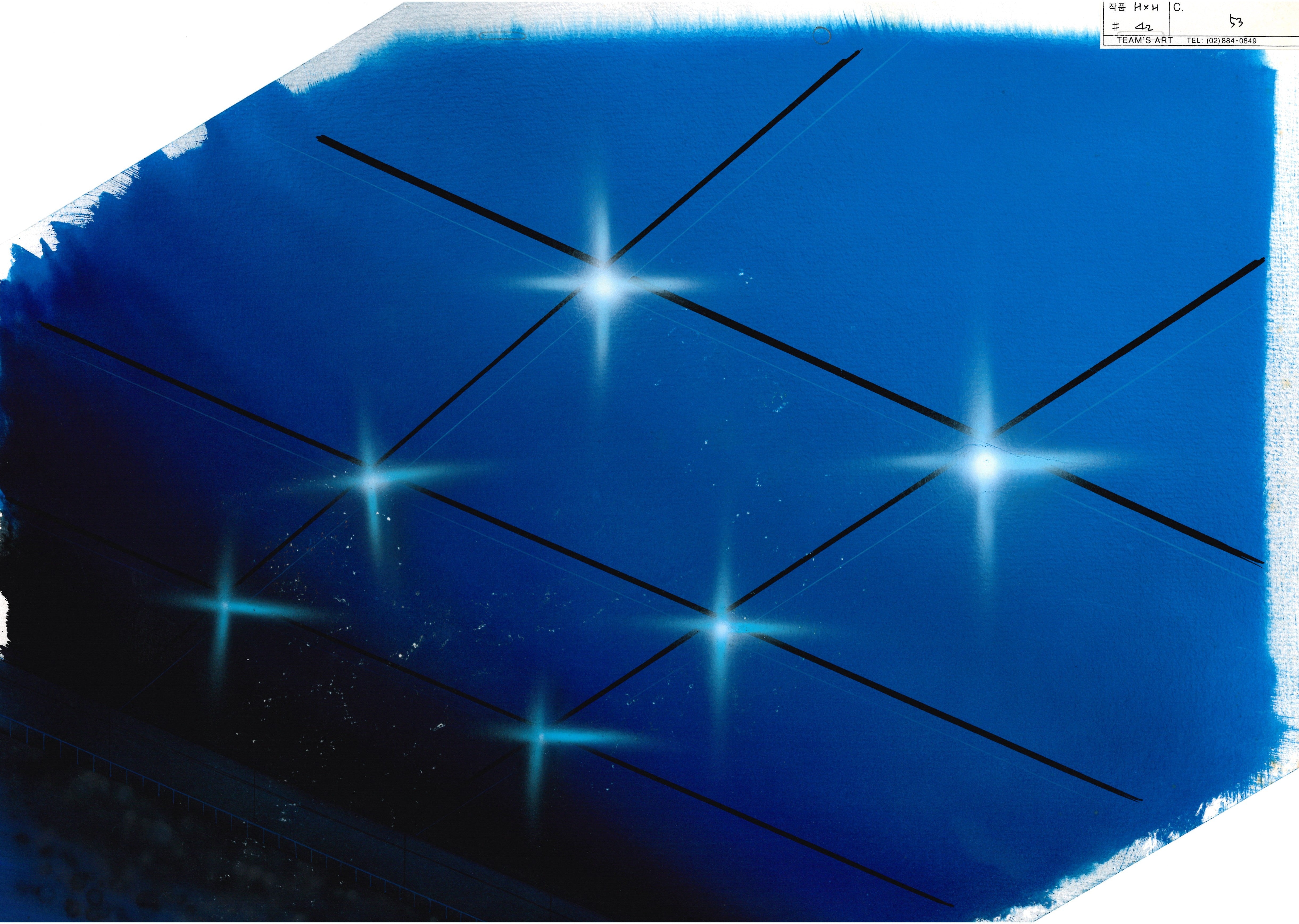 Hunter x Hunter Original Cel, Sketch and Background (Hisoka & Gon)