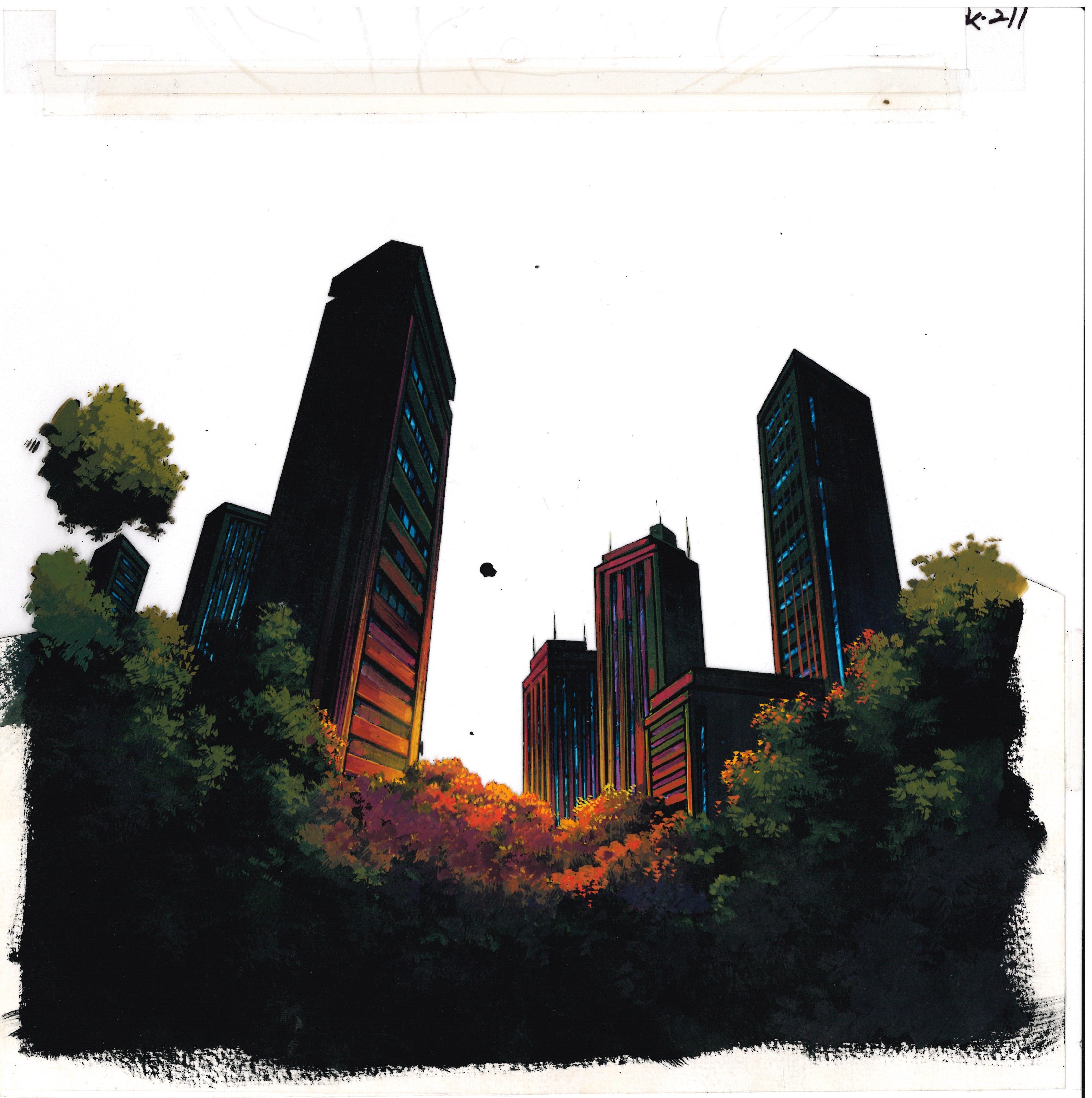 Hunter x Hunter Original Cel, Sketch and Background