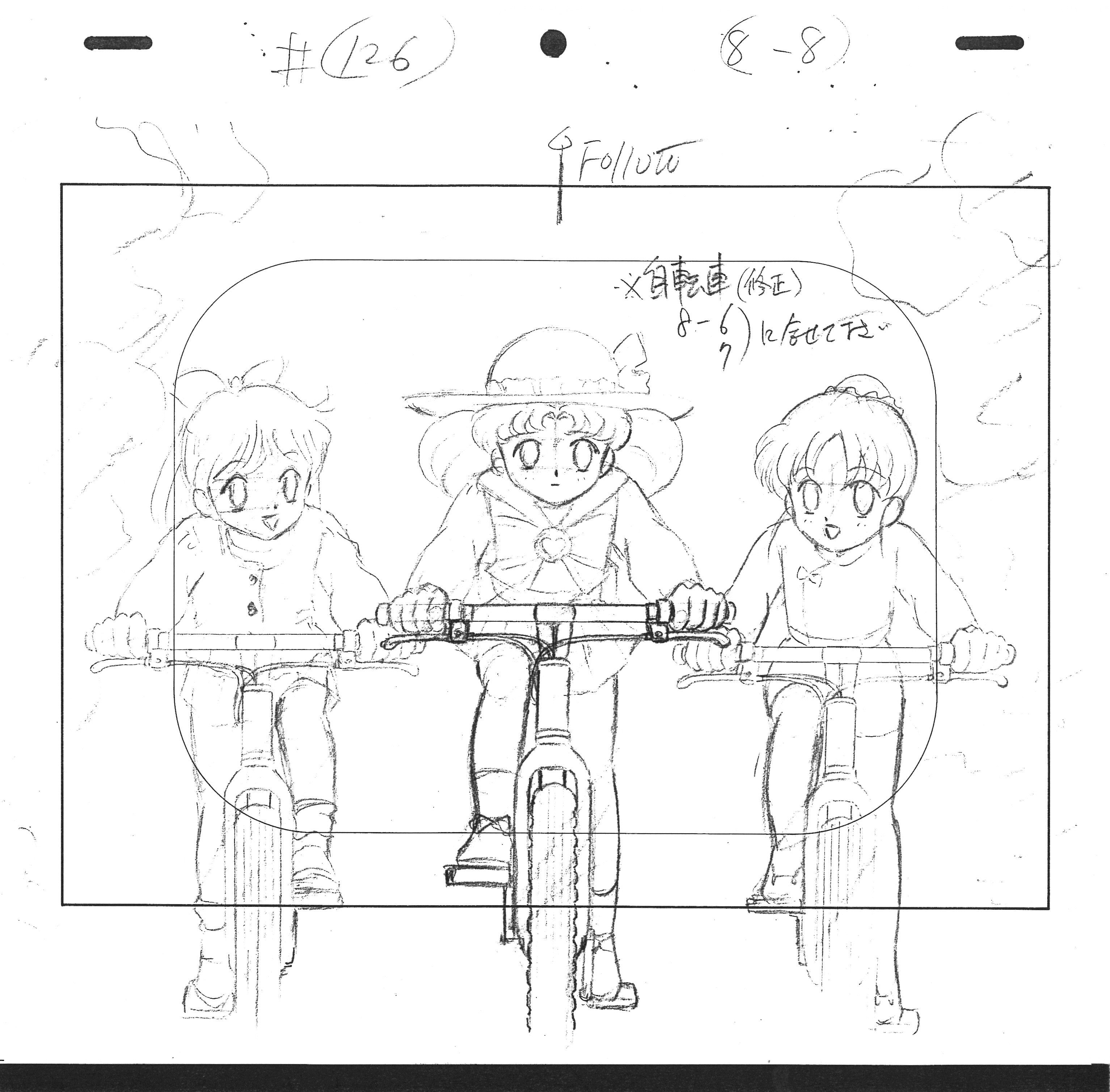 Sailor Moon Original Drawing (Chibiusa, Momoko)